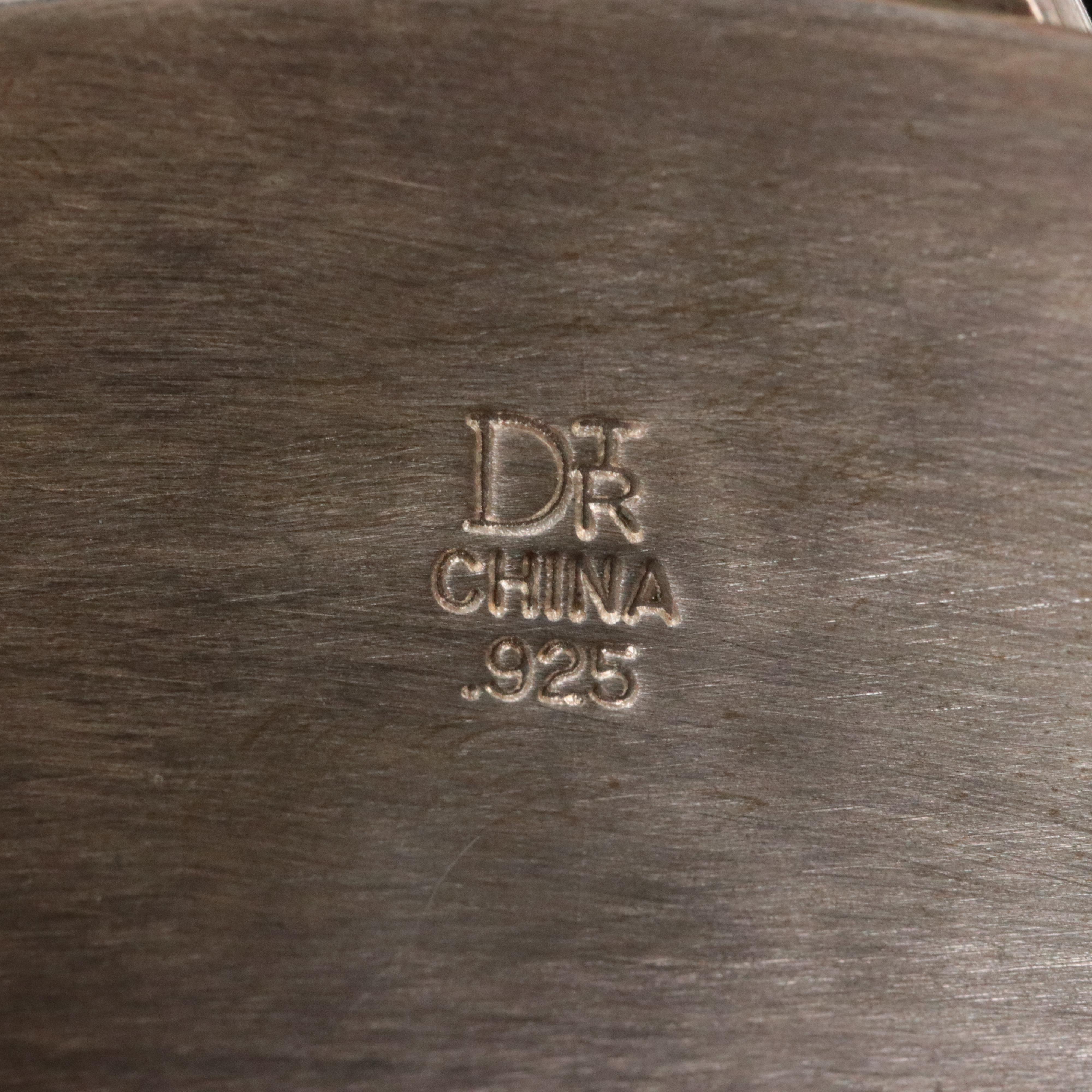 Desert Rose Trading Sterling Chalcedony Cuff