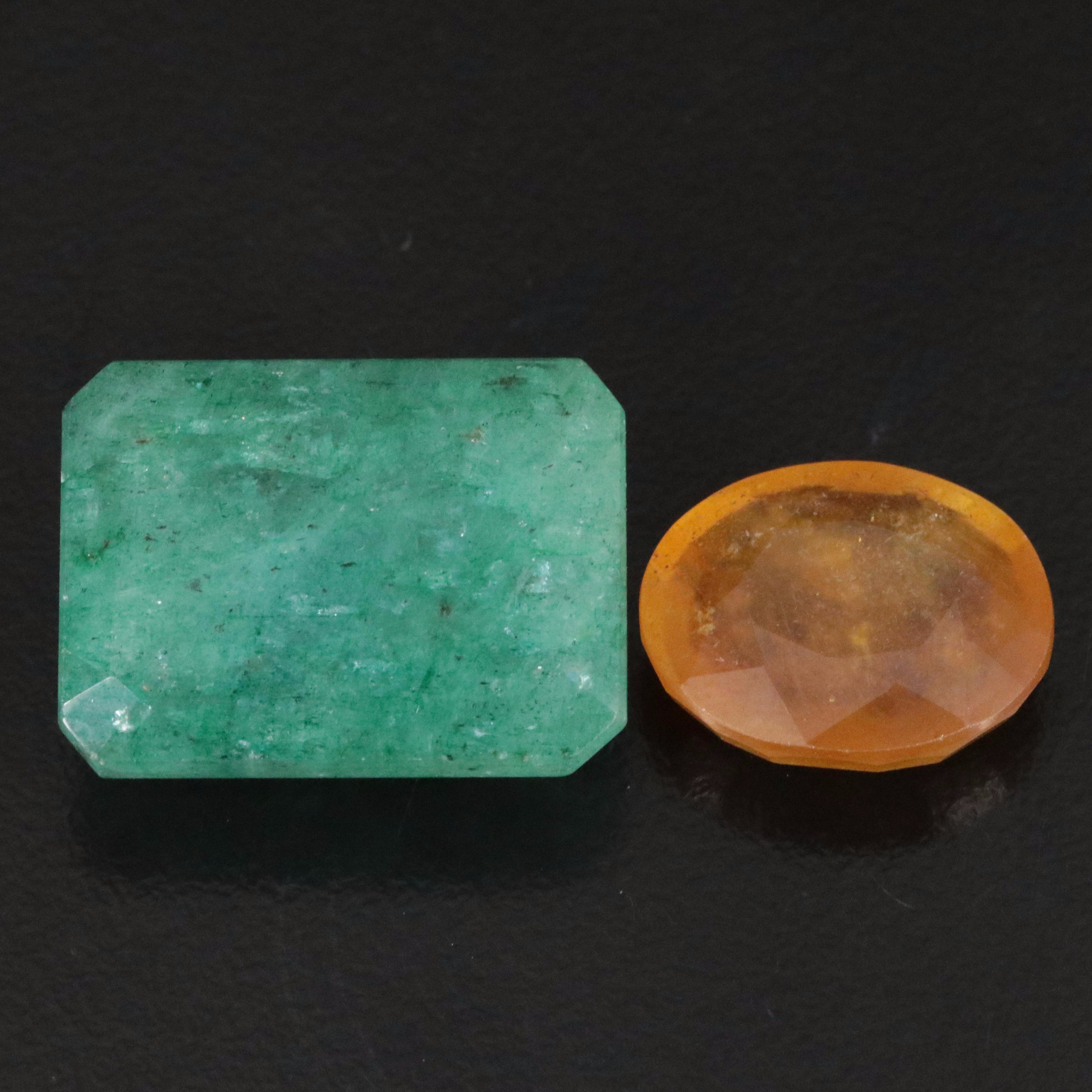 Loose Filled Corundum and Beryl