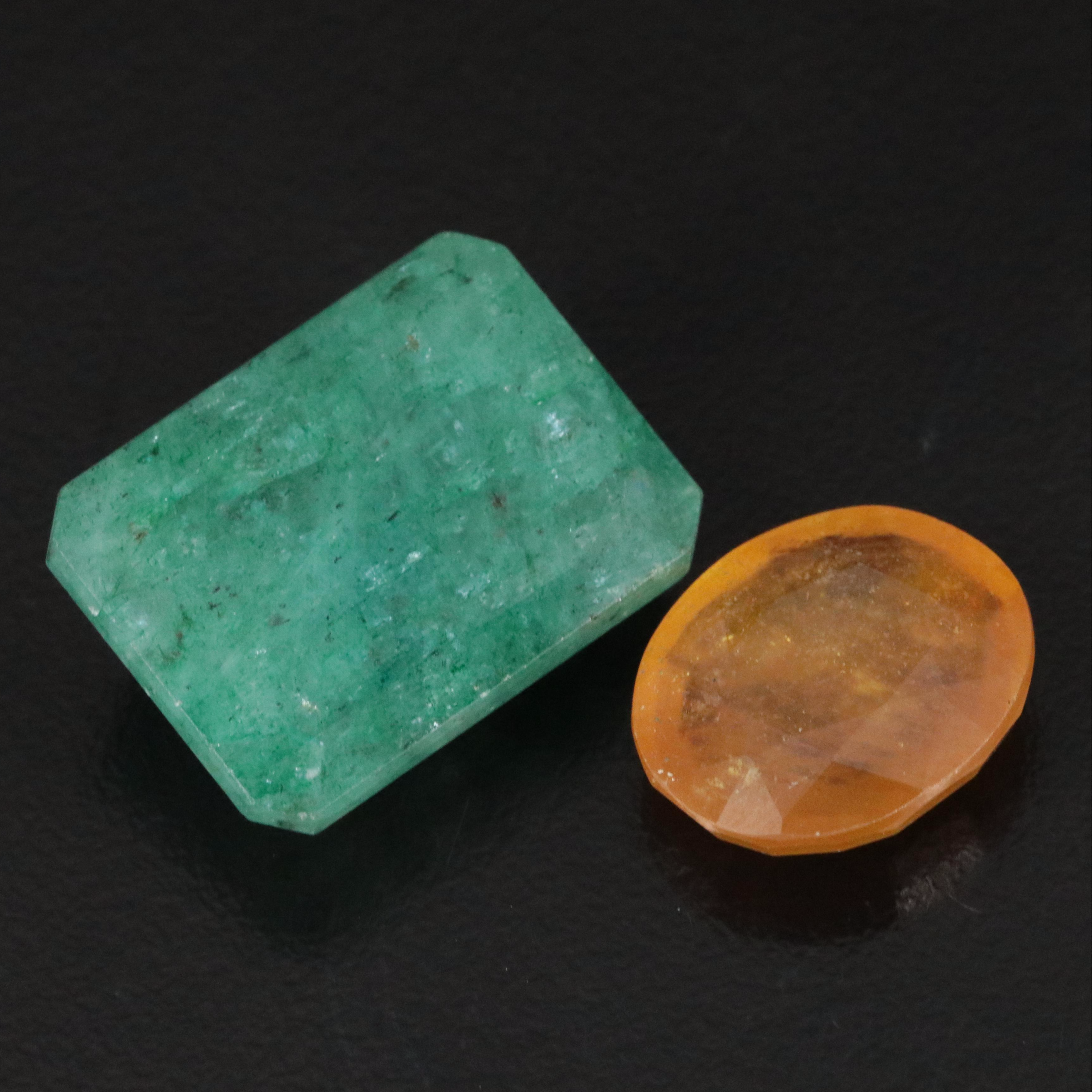 Loose Filled Corundum and Beryl