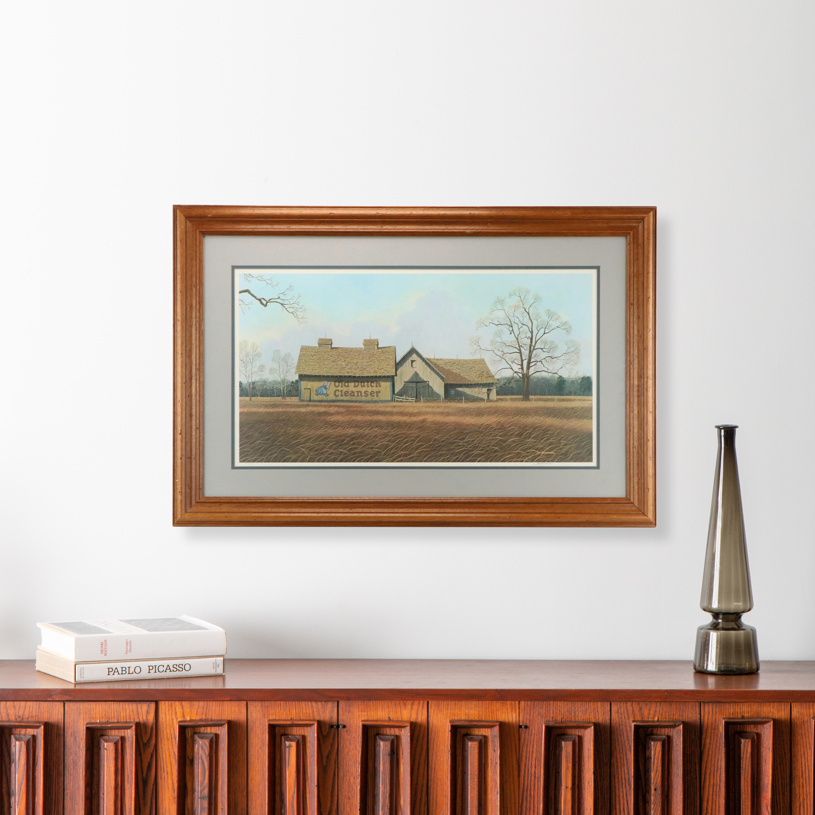 Jim Harrison Offset Lithograph of Countryside Landscape