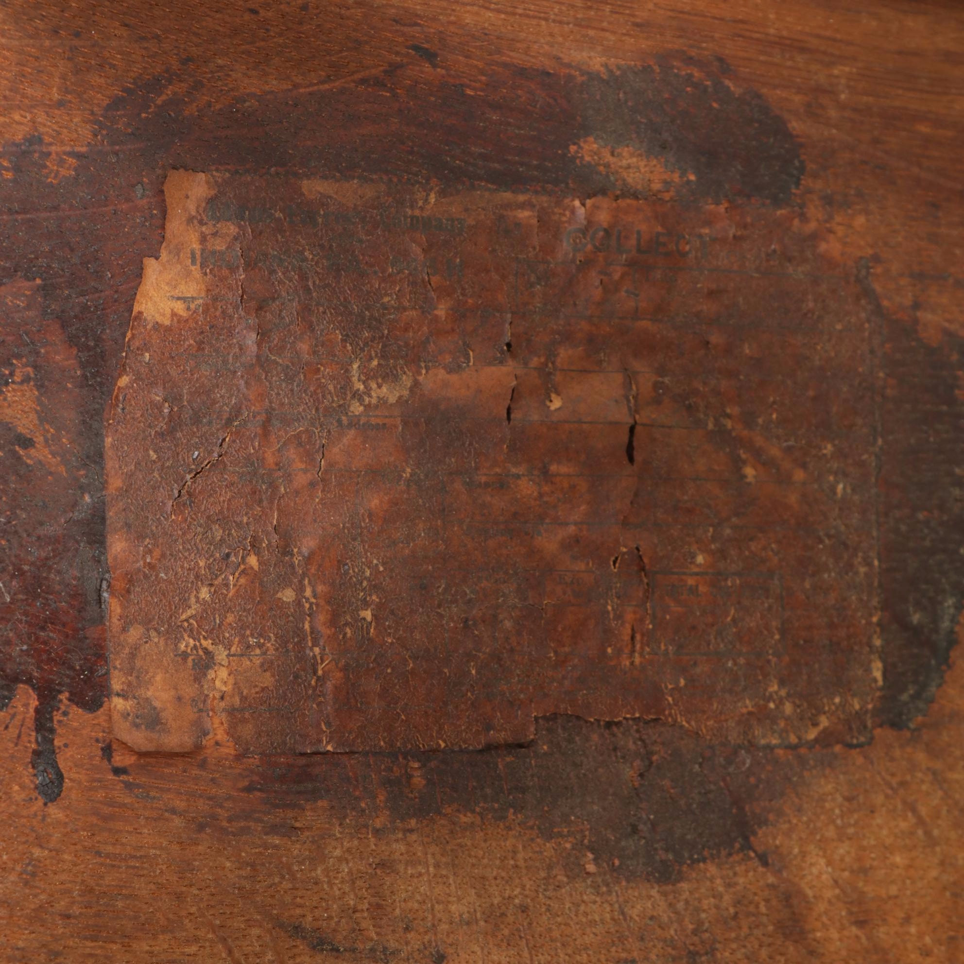 Oak Tray Top Bar Cart, Early to Mid 20th Century