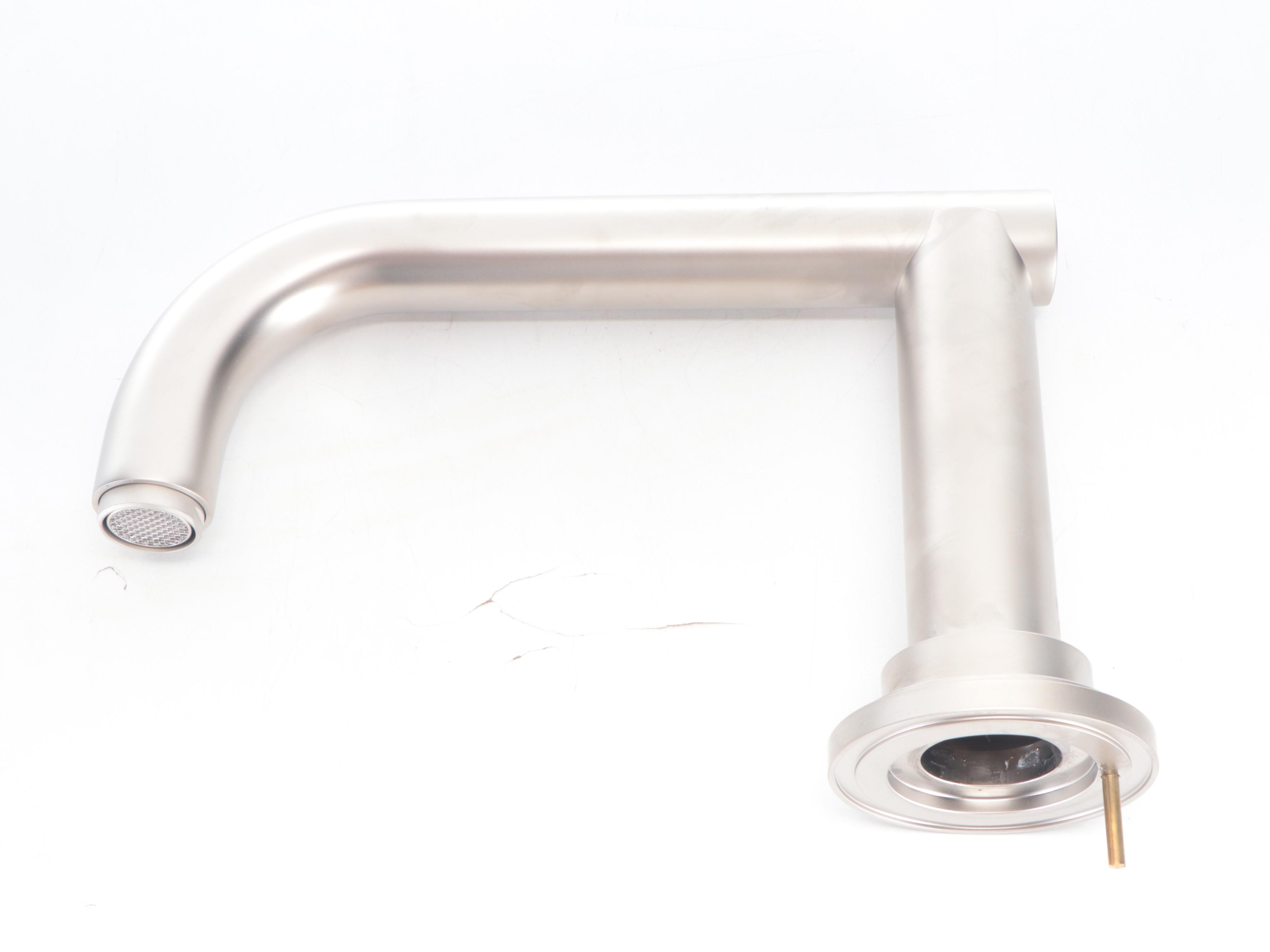 Grohe "Atrio" Widespread Brushed Nickel Faucet and Handle Bases