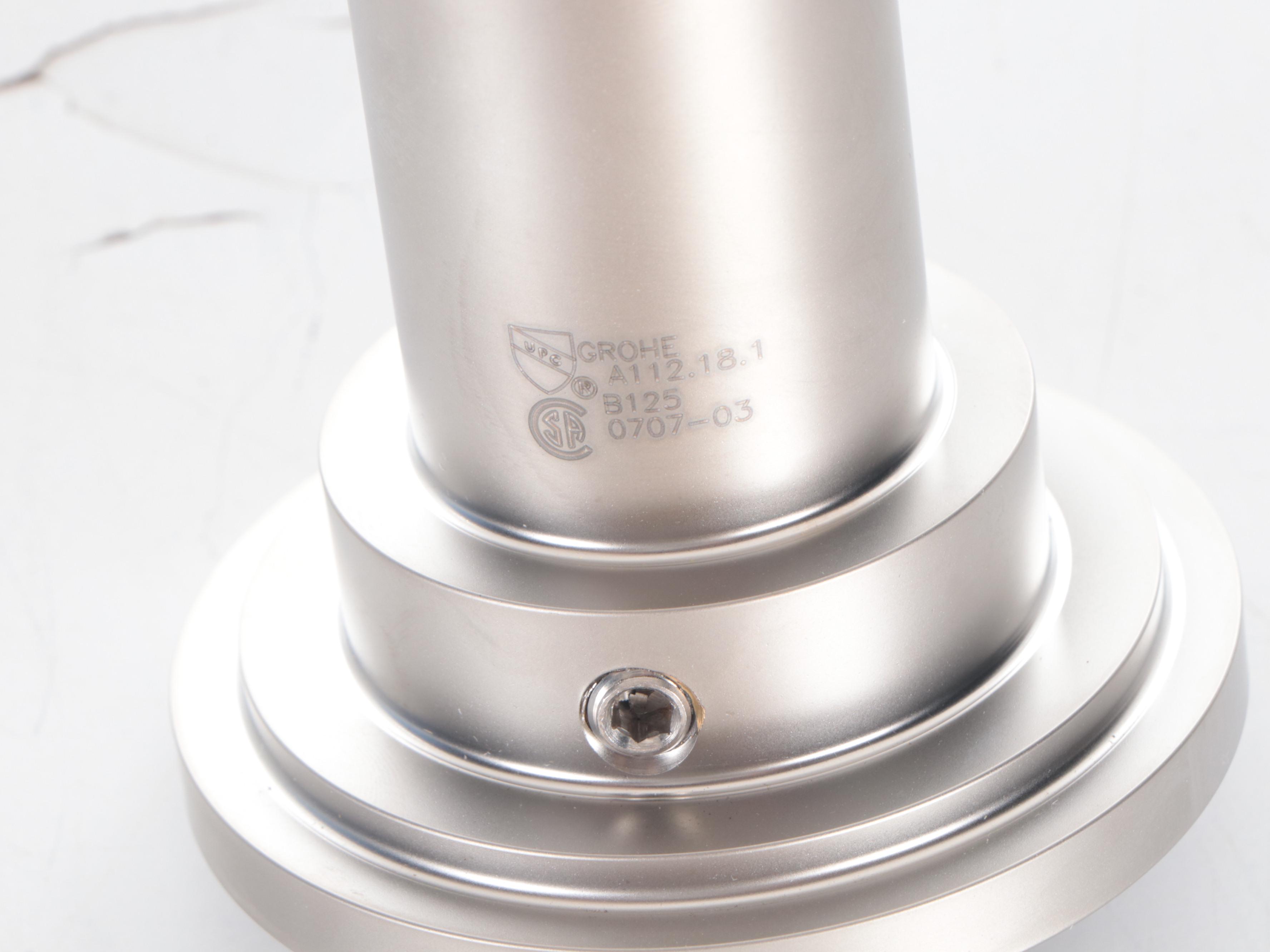 Grohe "Atrio" Widespread Brushed Nickel Faucet and Handle Bases