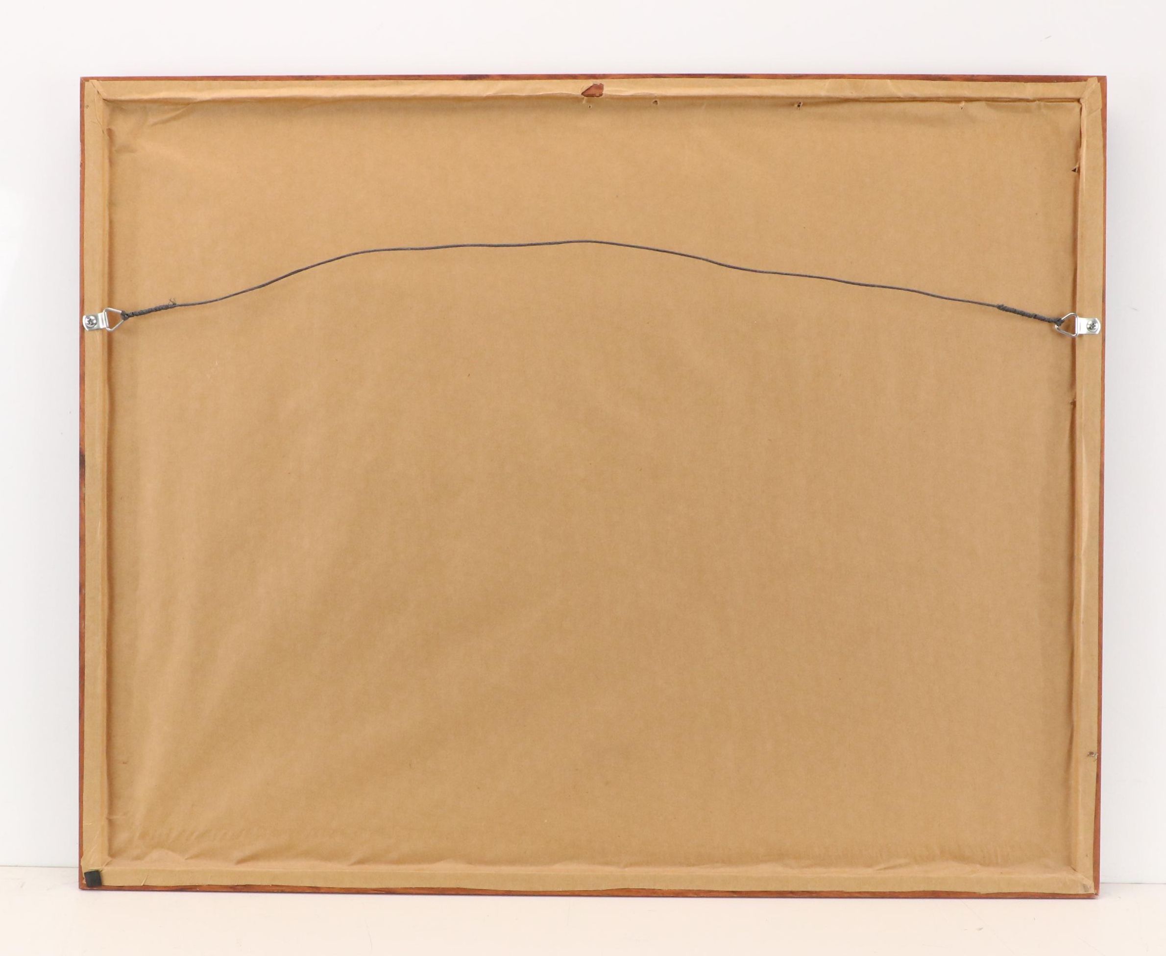 Japanese School Cut Paper and Watercolor Assemblage