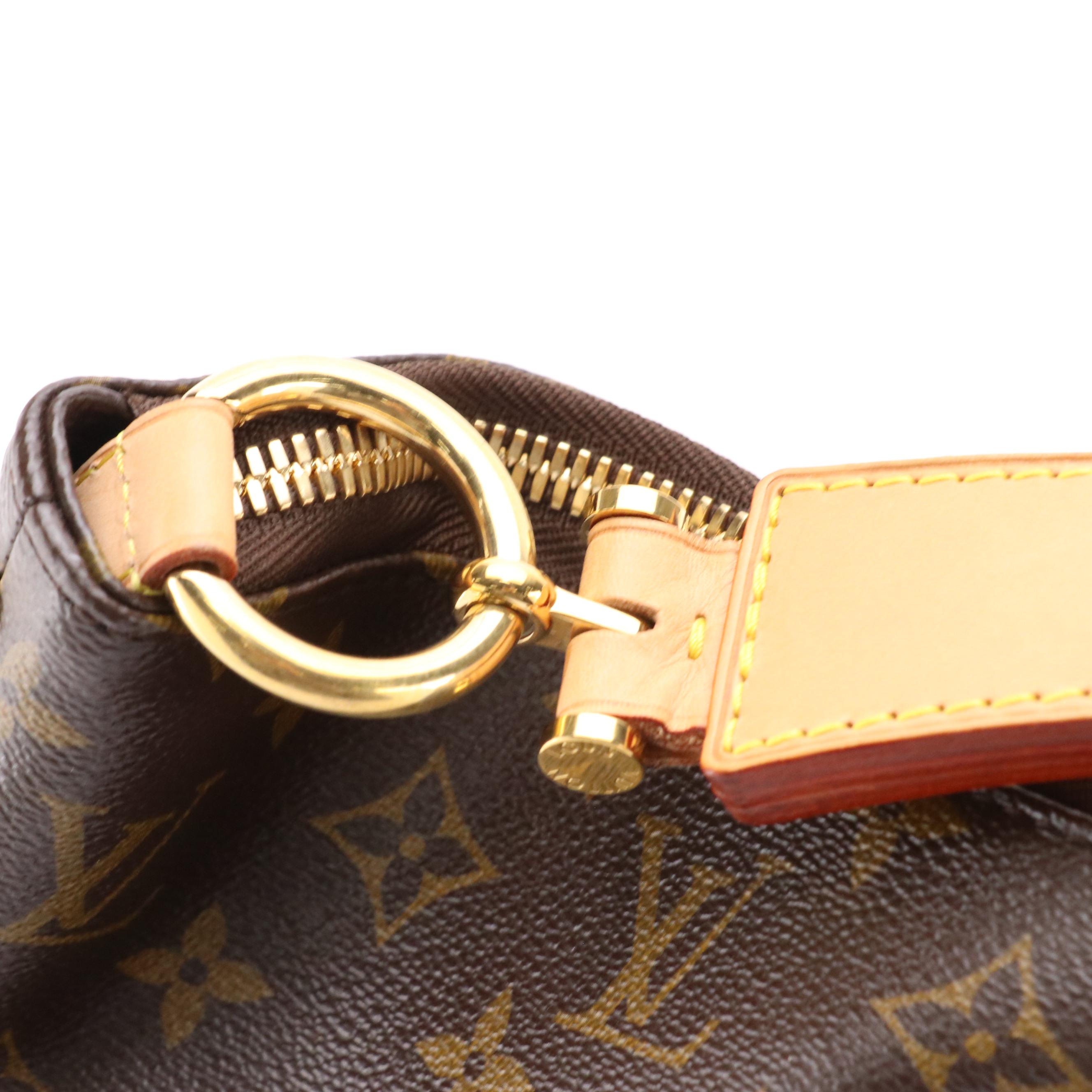 Louis Vuitton Sully PM Shoulder Bag in Monogram Canvas with Vachetta Leather