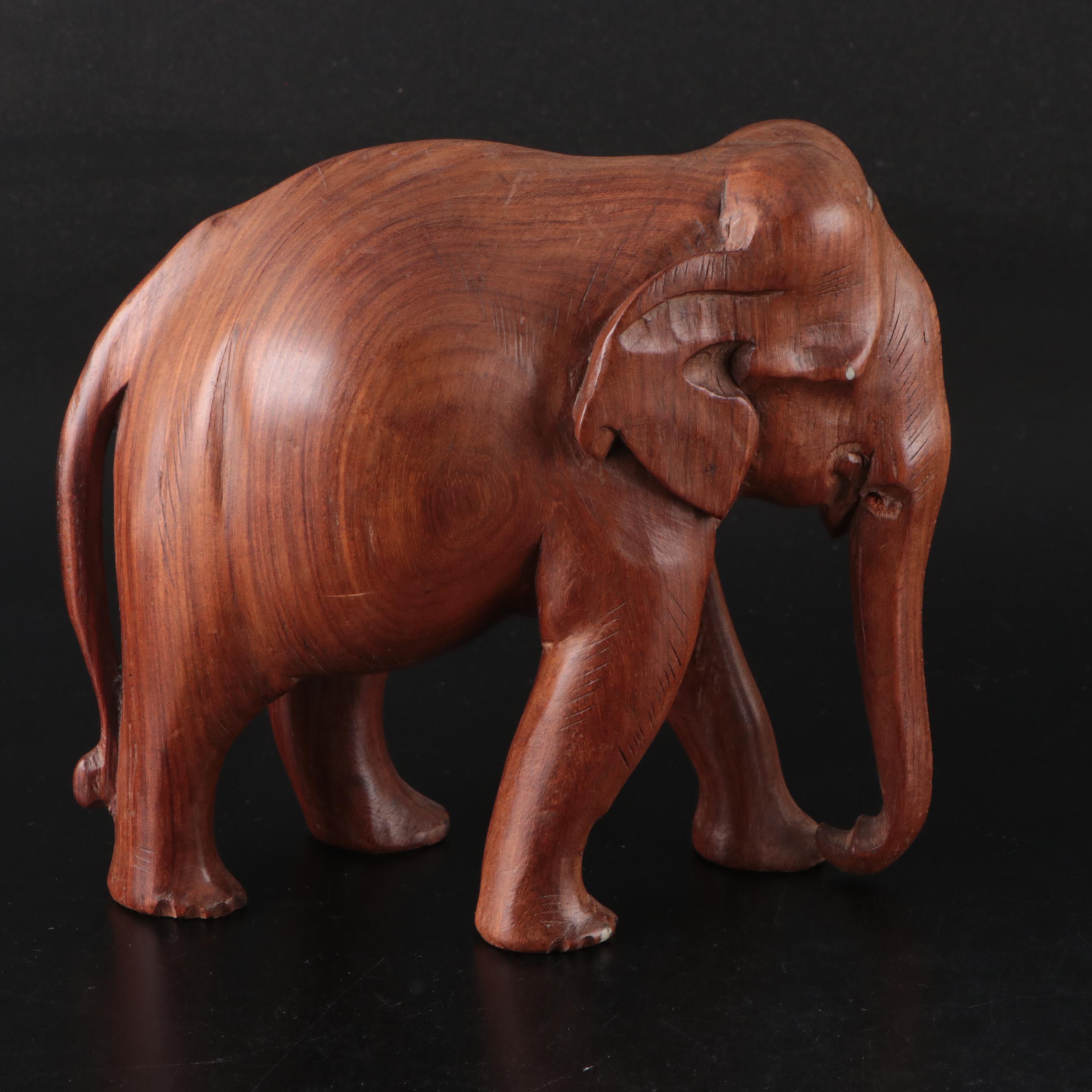 IKEA "STOCKHOLM" Stainless Bowl and Other Elephant Figures