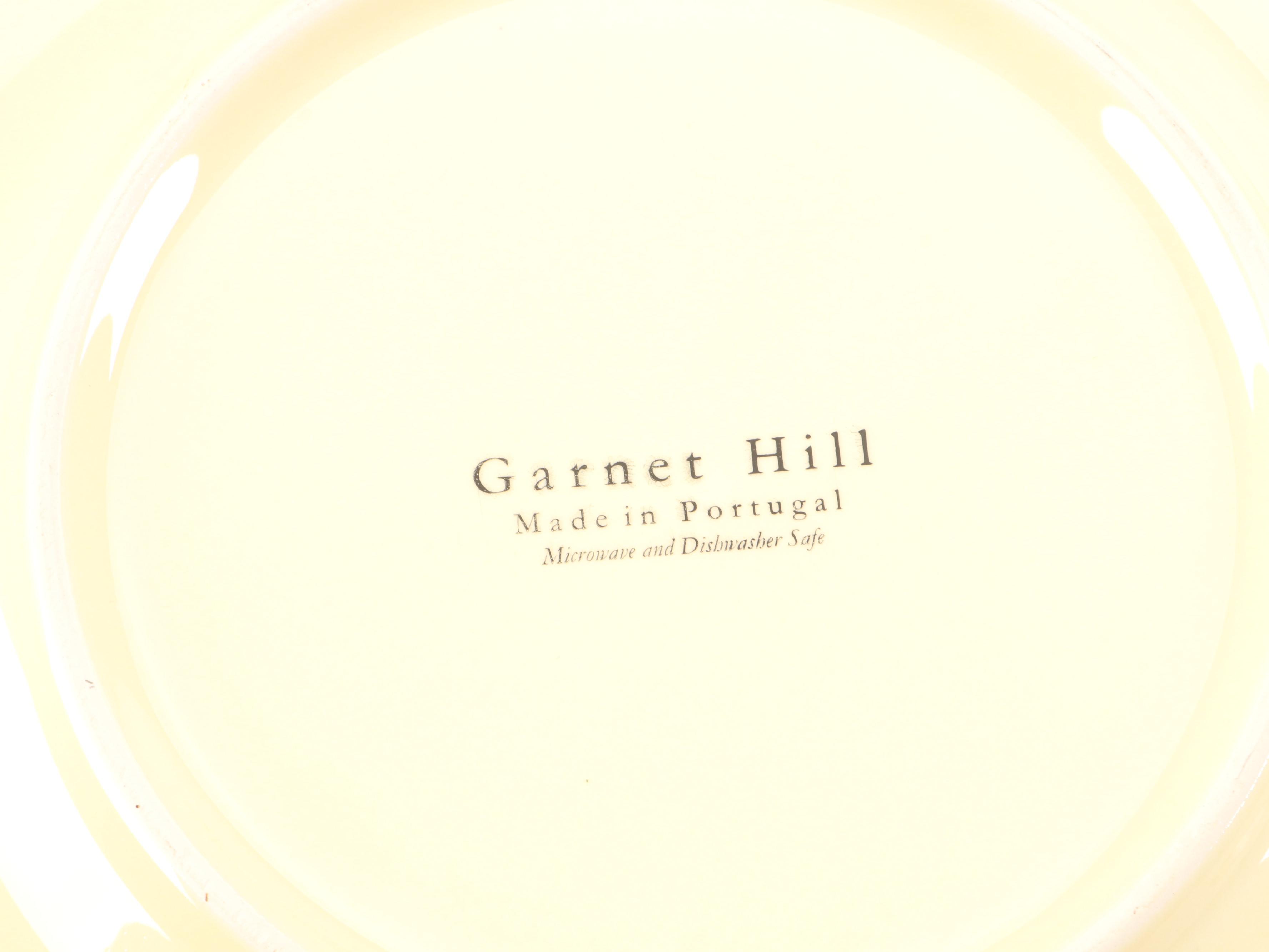 Garnet Hill Ceramic Salad Plates, Mugs and Saucers with Paris and Shopping Motif
