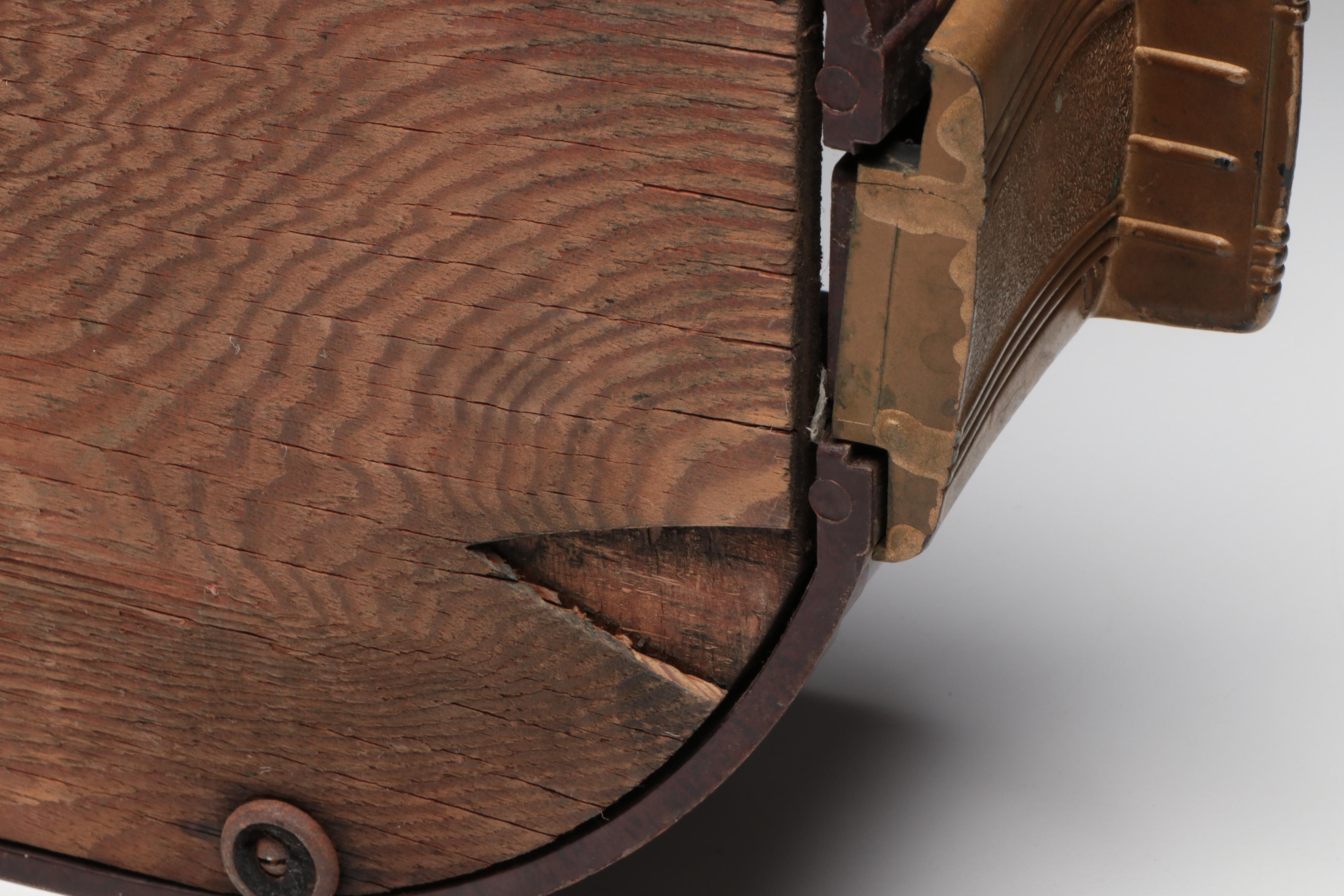 Art Deco Bakelite Bar Caddy with Decanters and Mid Century Modern Style Glasses