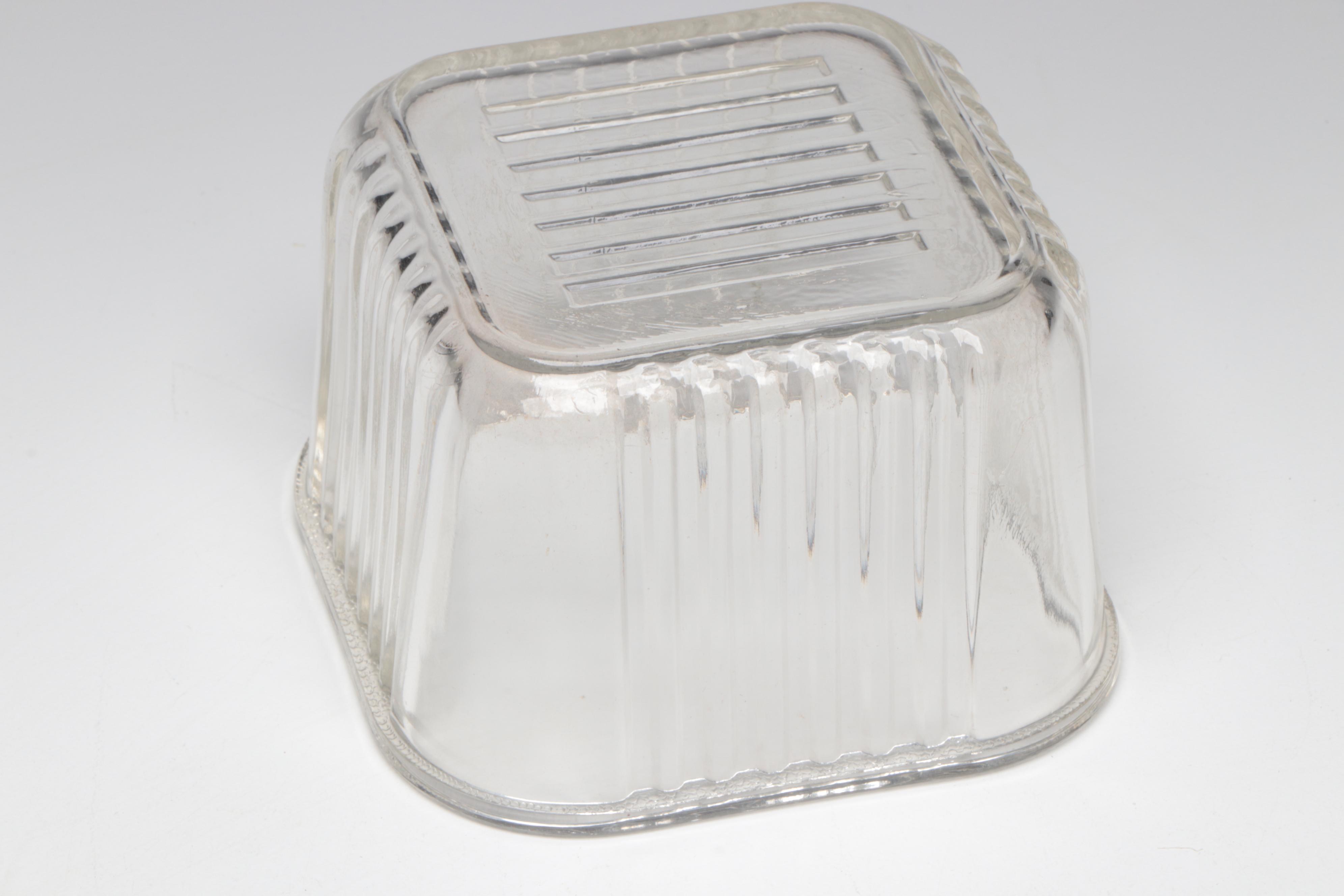 Art Deco Bakelite Bar Caddy with Decanters and Mid Century Modern Style Glasses