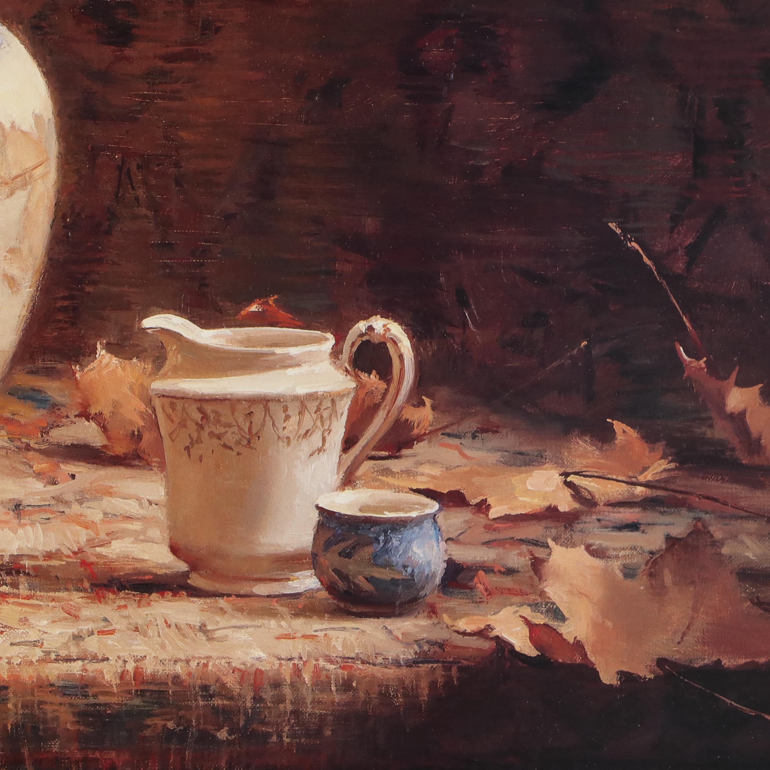 Floral Still Life Offset Lithograph After Delbert Gish, 21st Century