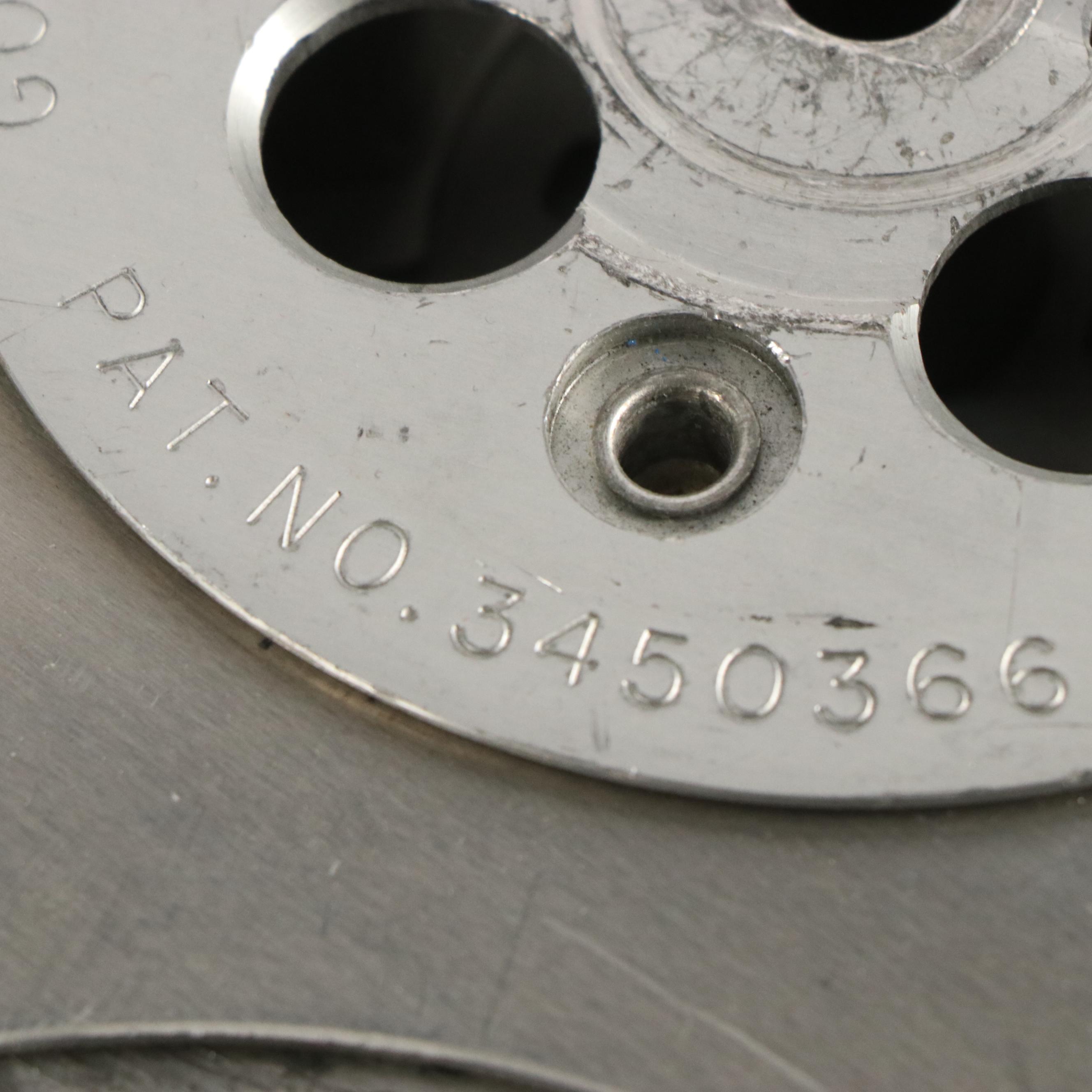 Goldberg Bros. Inc. E-Z-Hub Self-Threading Film Reel with Free-Wheeling Hubs