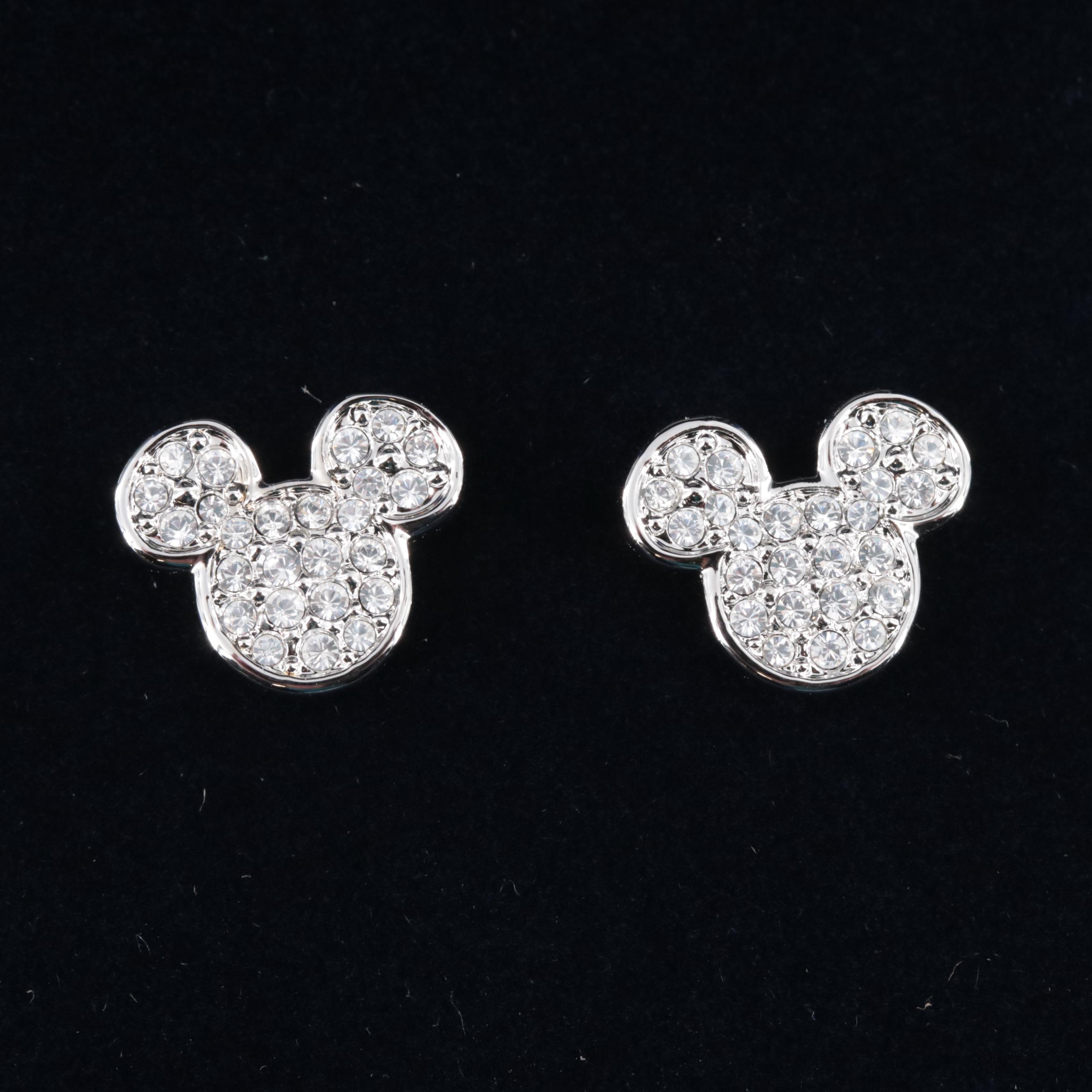 Swarovski for Disney Mickey and Minnie Mouse Themed Crystal and Enamel Jewelry