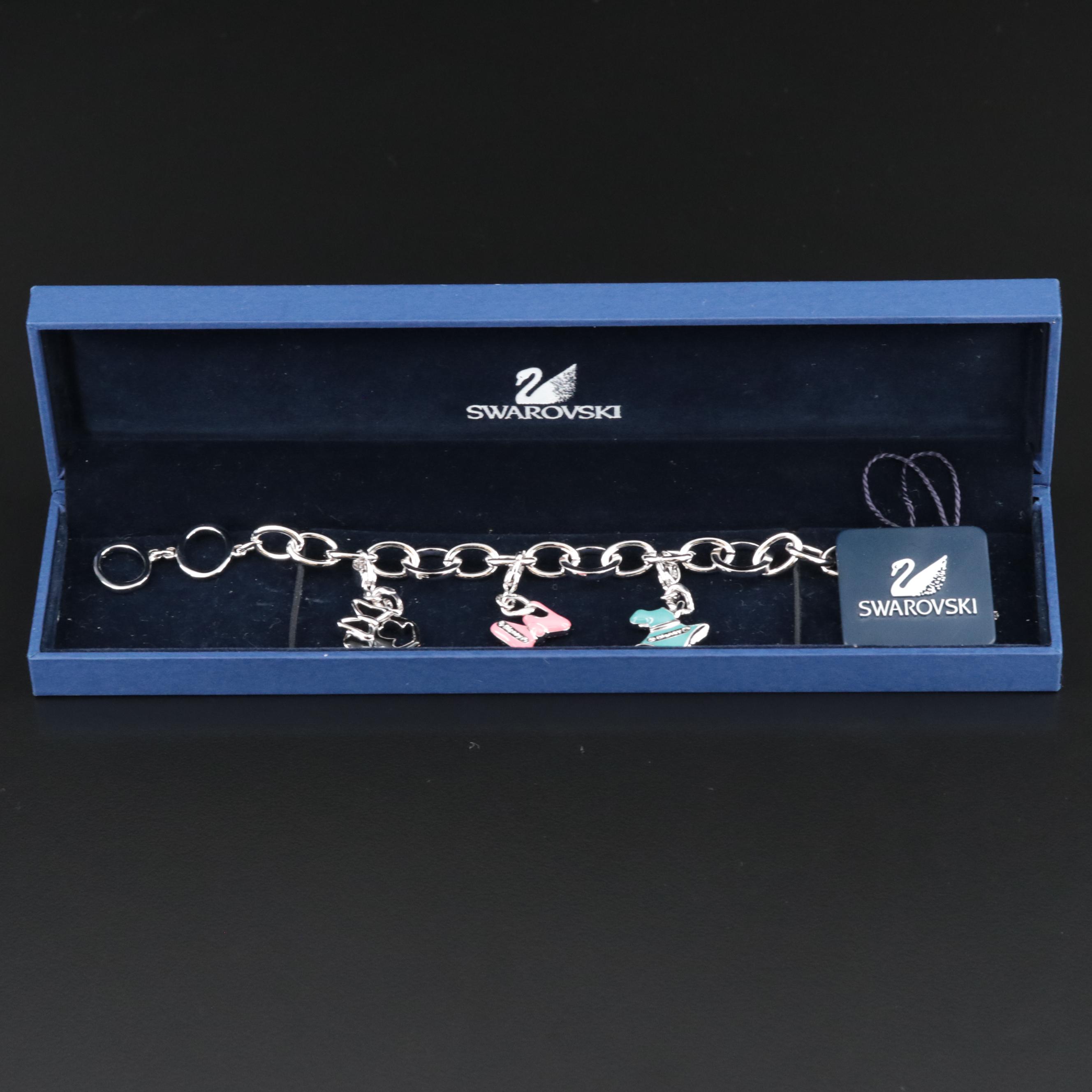 Swarovski for Disney Mickey and Minnie Mouse Themed Crystal and Enamel Jewelry