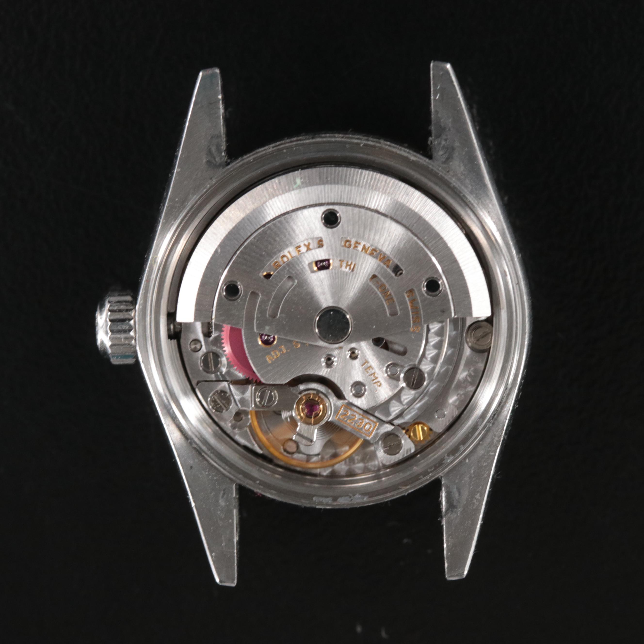 2000 Rolex Oyster Perpetual Engine Turned Bezel Watch