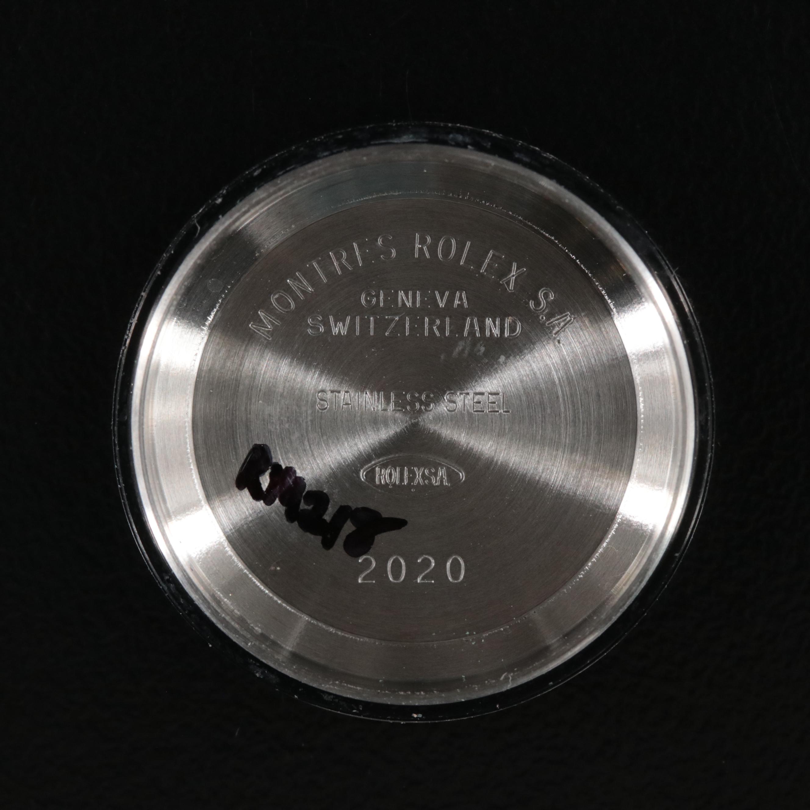 2000 Rolex Oyster Perpetual Engine Turned Bezel Watch