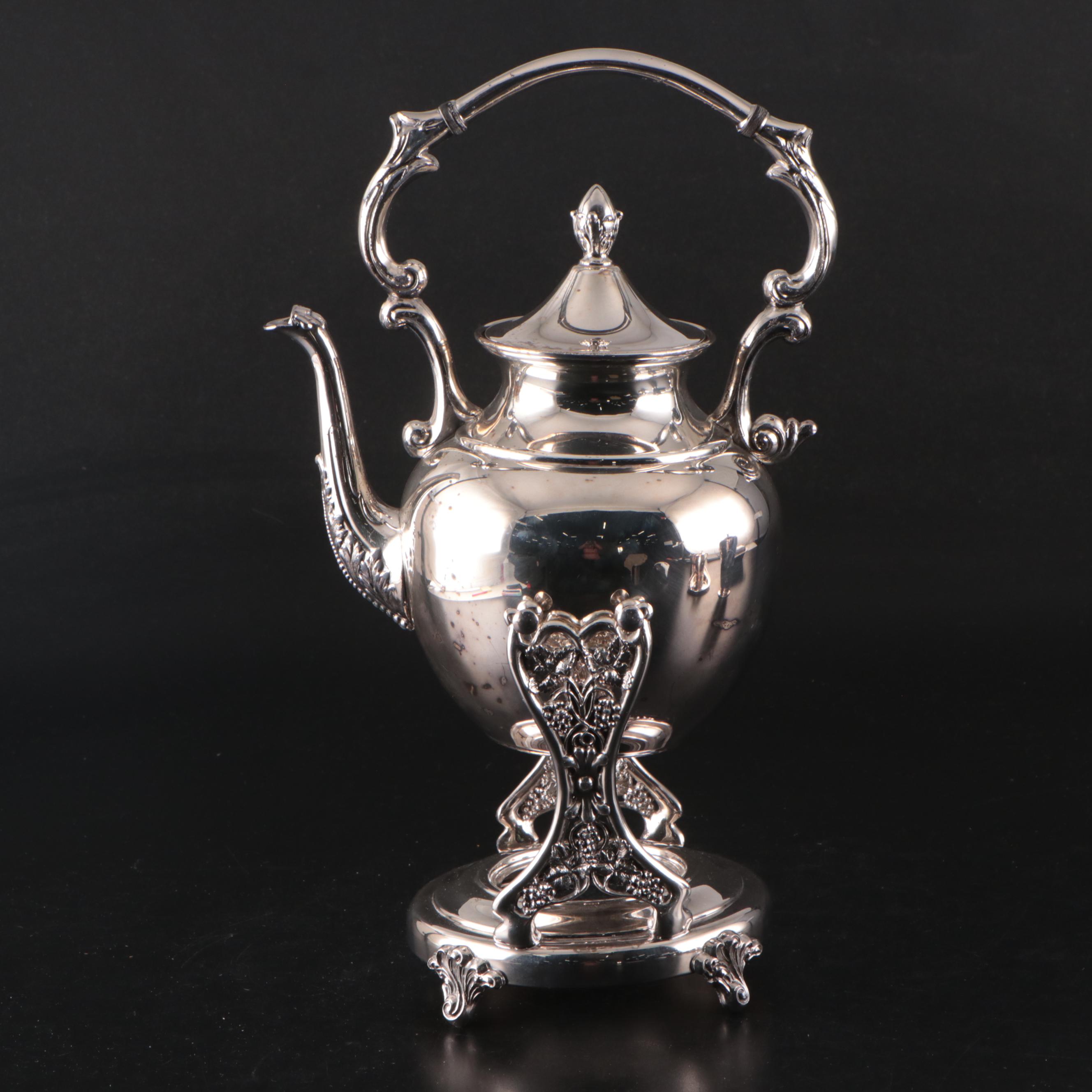 Friedman Silver Co. Entrée Serving Dish with Other Silver Plate Serveware