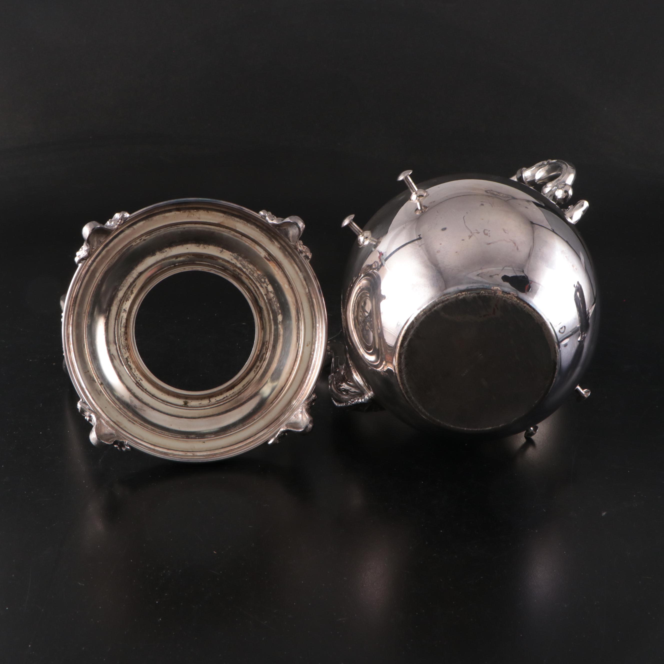 Friedman Silver Co. Entrée Serving Dish with Other Silver Plate Serveware