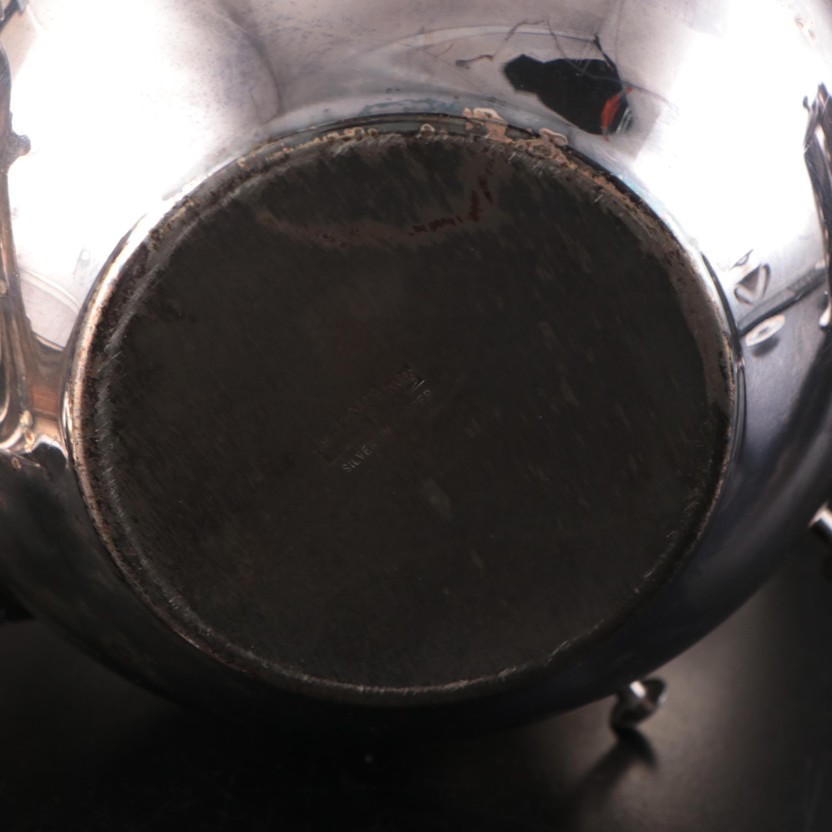 Friedman Silver Co. Entrée Serving Dish with Other Silver Plate Serveware