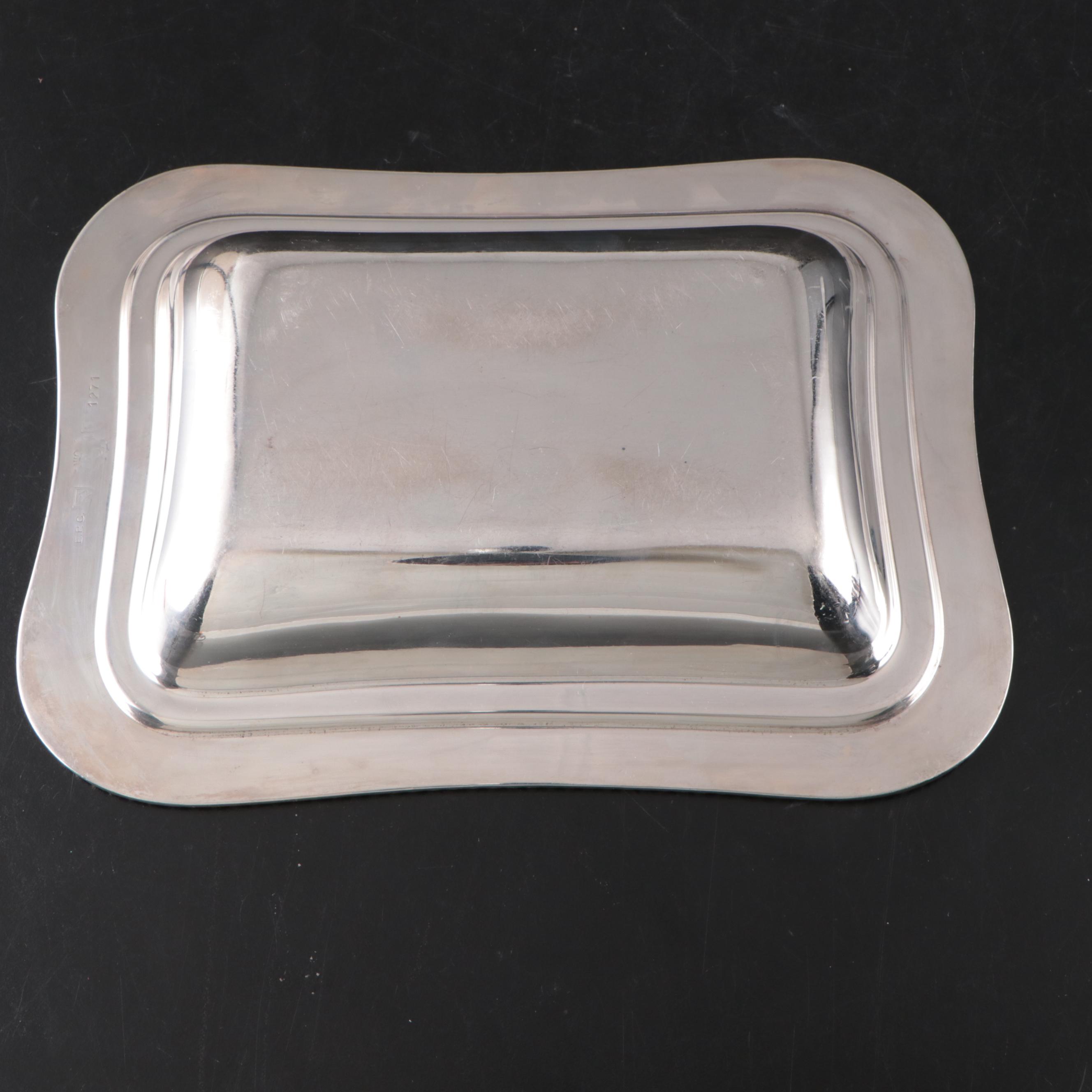 Friedman Silver Co. Entrée Serving Dish with Other Silver Plate Serveware