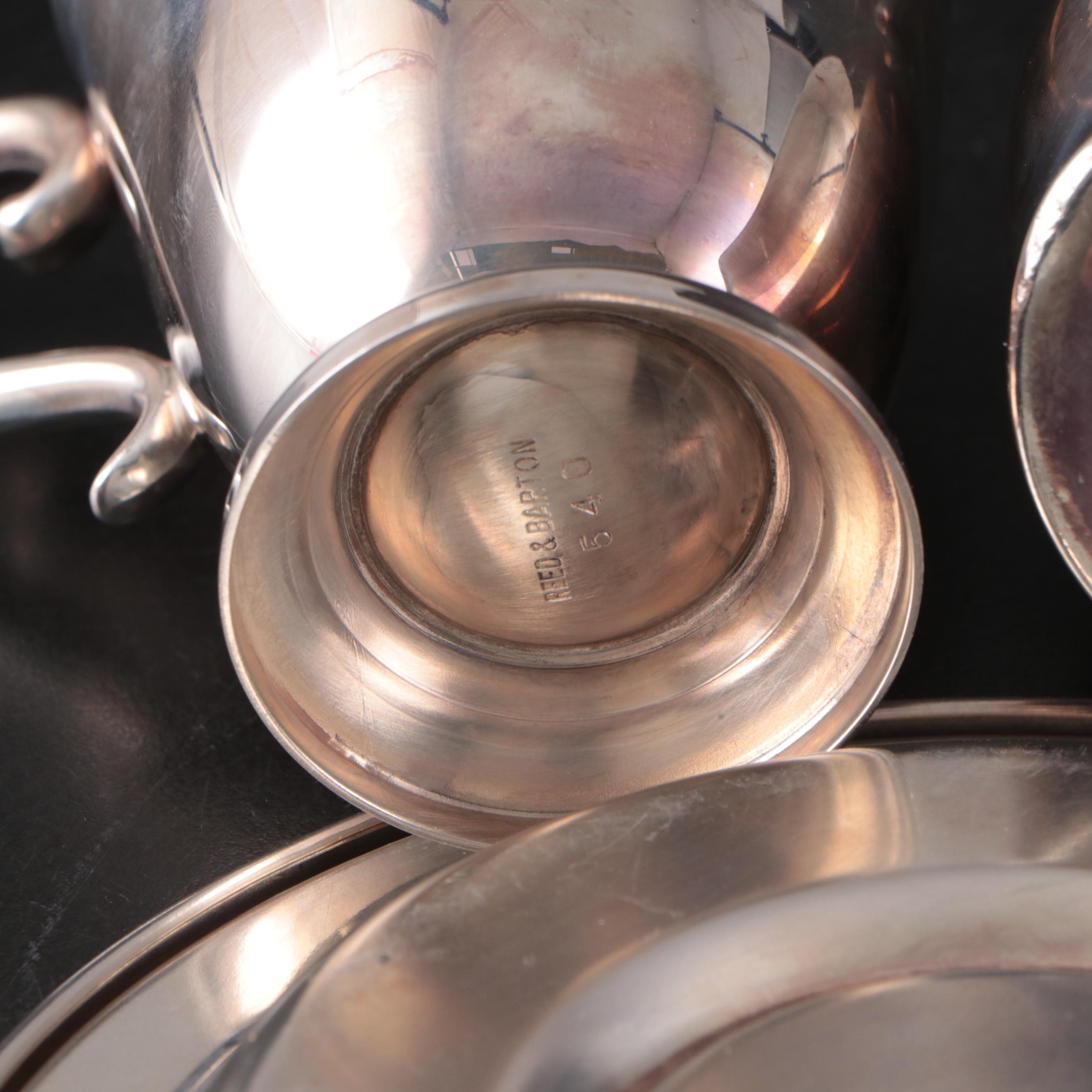 Friedman Silver Co. Entrée Serving Dish with Other Silver Plate Serveware