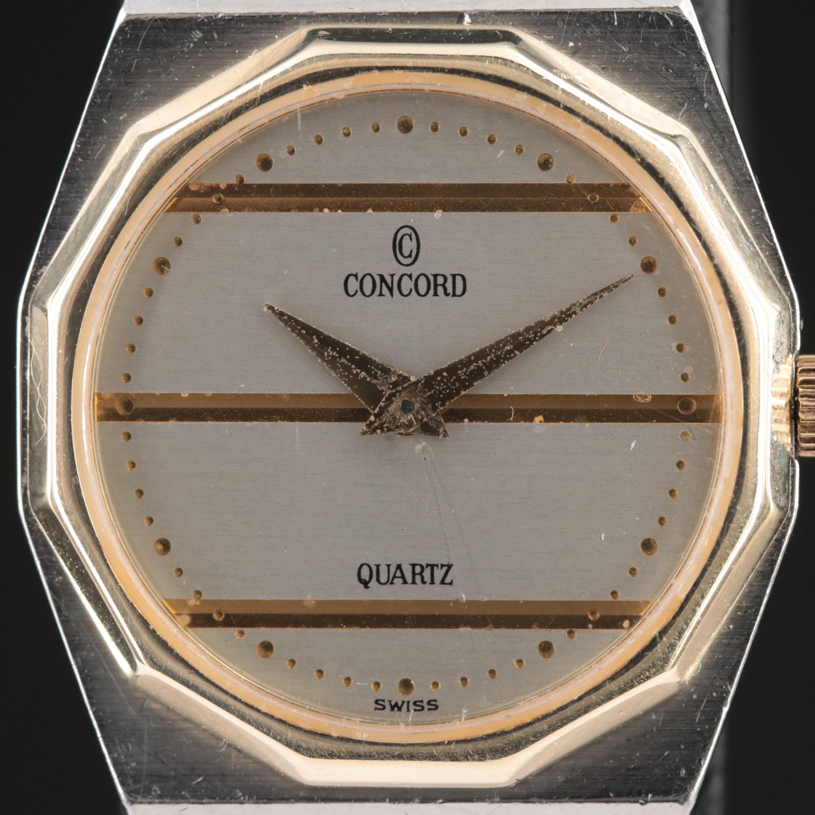 18K and Stainless Steel Concord Mariner Quartz Watch