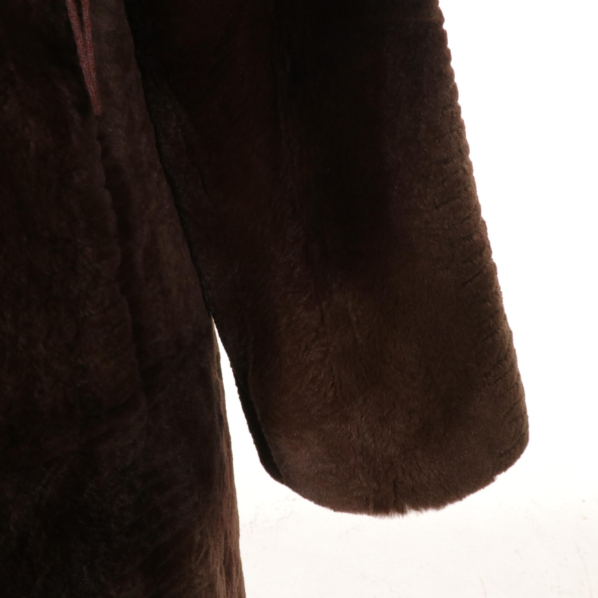 Belle Fare Sheared Mink Hooded Fur Jacket