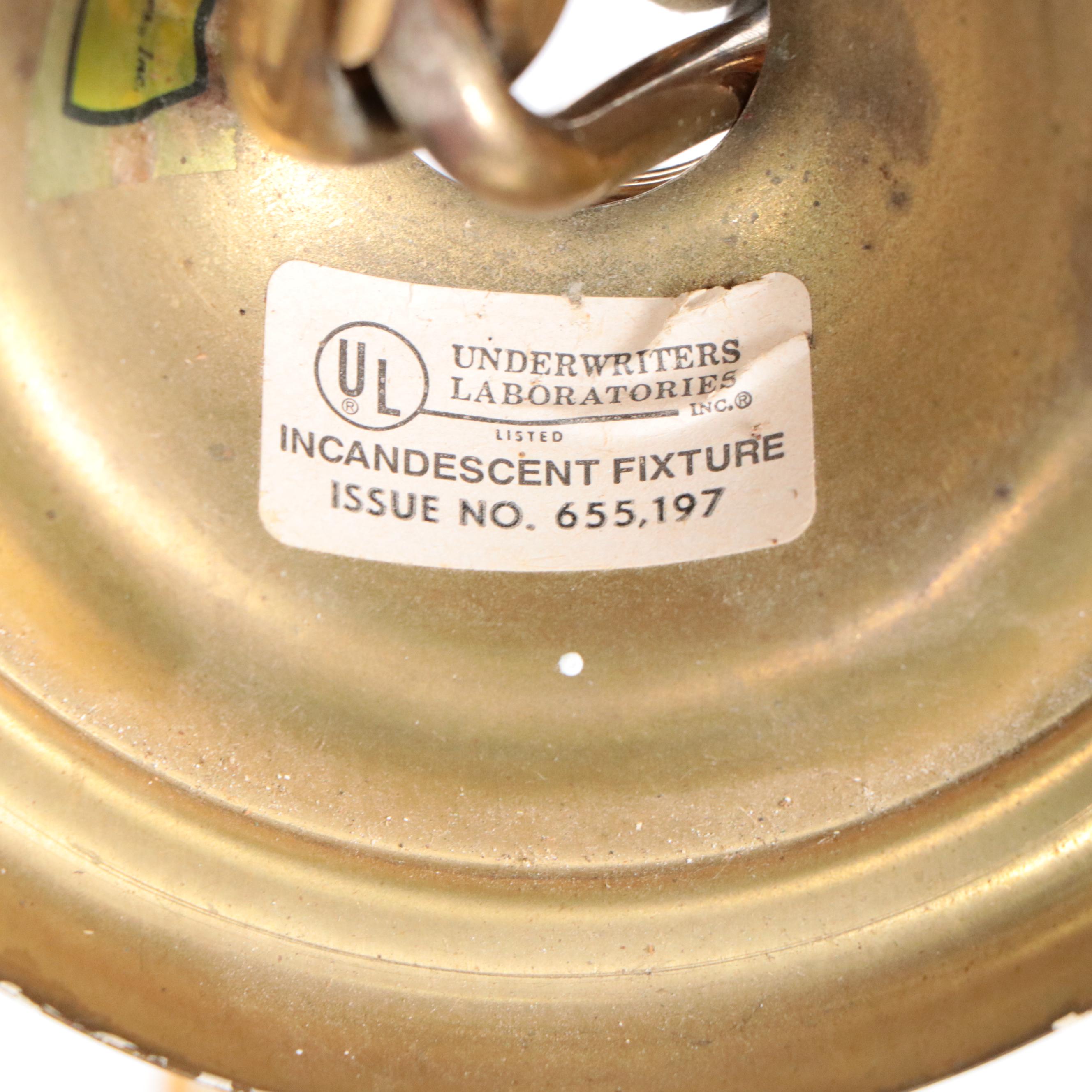 Virginia Metalcrafters Dutch Baroque Brass Six-Arm Chandelier, Vintage