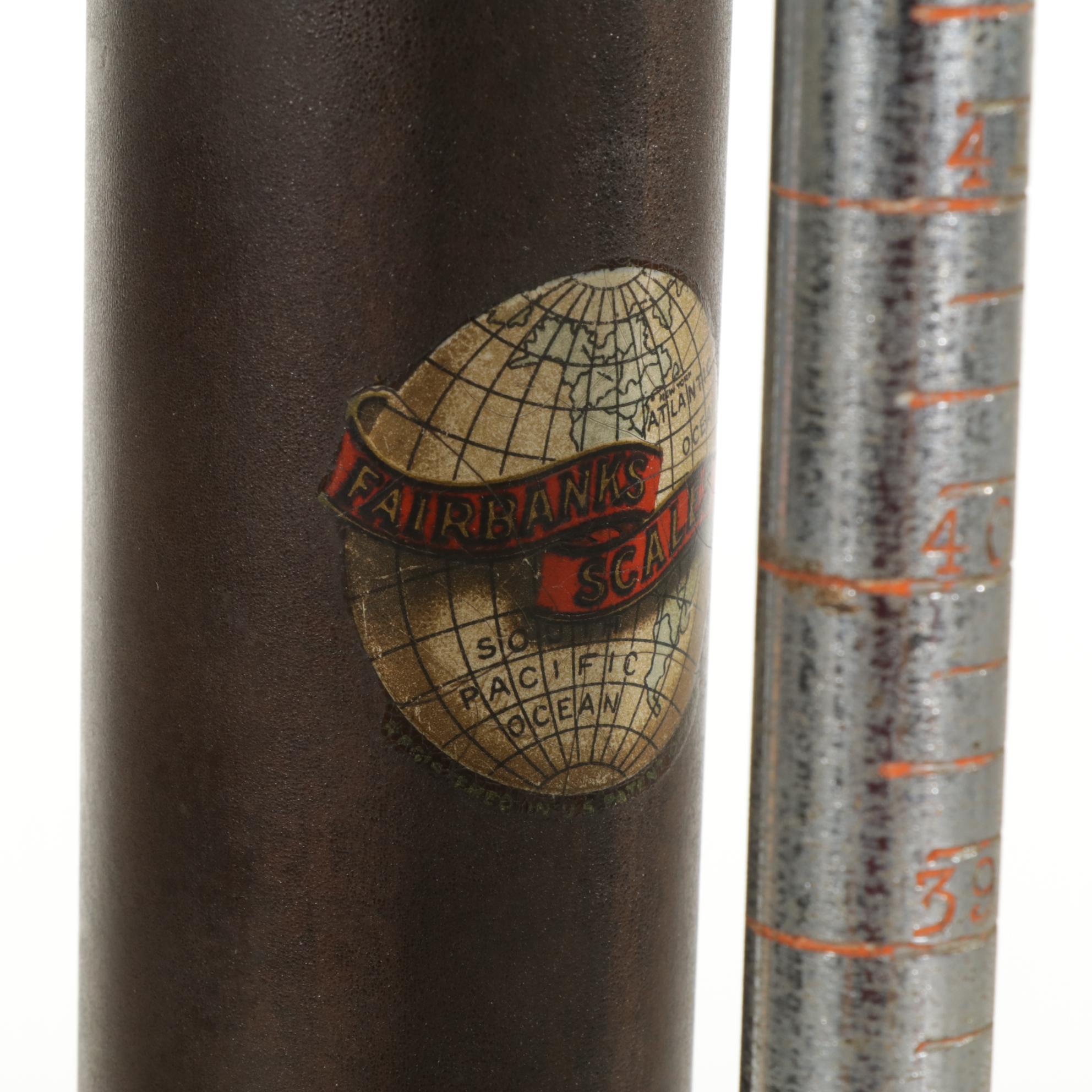 Fairbanks Scale Doctor's Office Upright Scale, Mid 20th Century