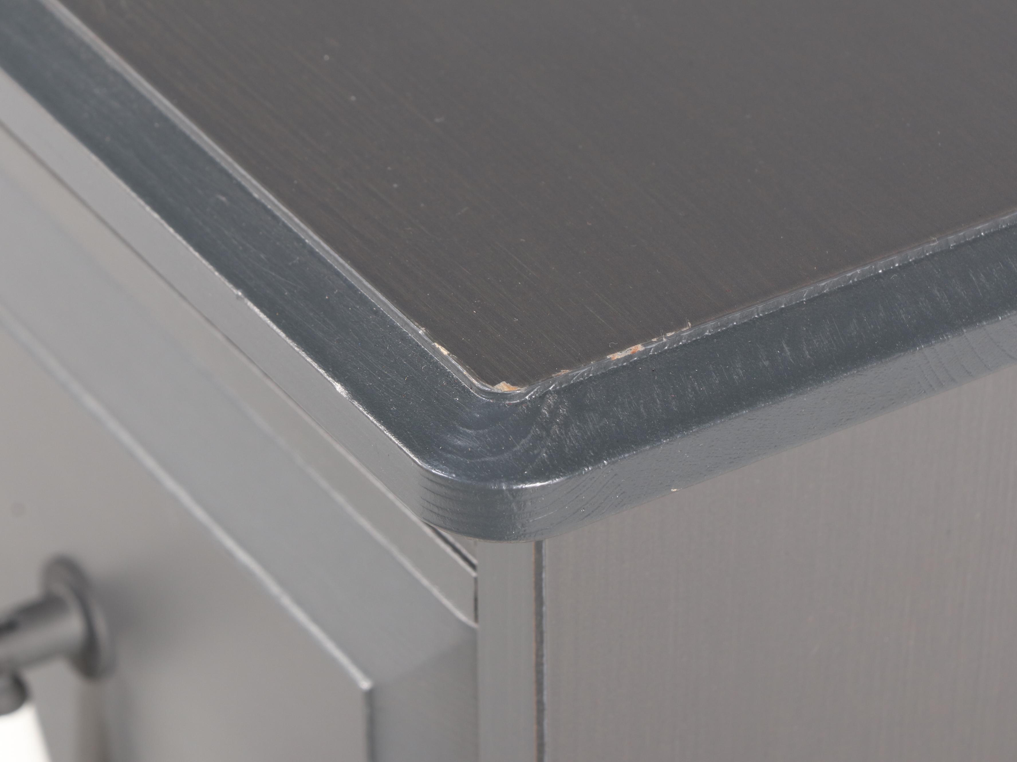 IKEA "Edland" Louis XV Style Grey-Painted Two-Drawer Chest