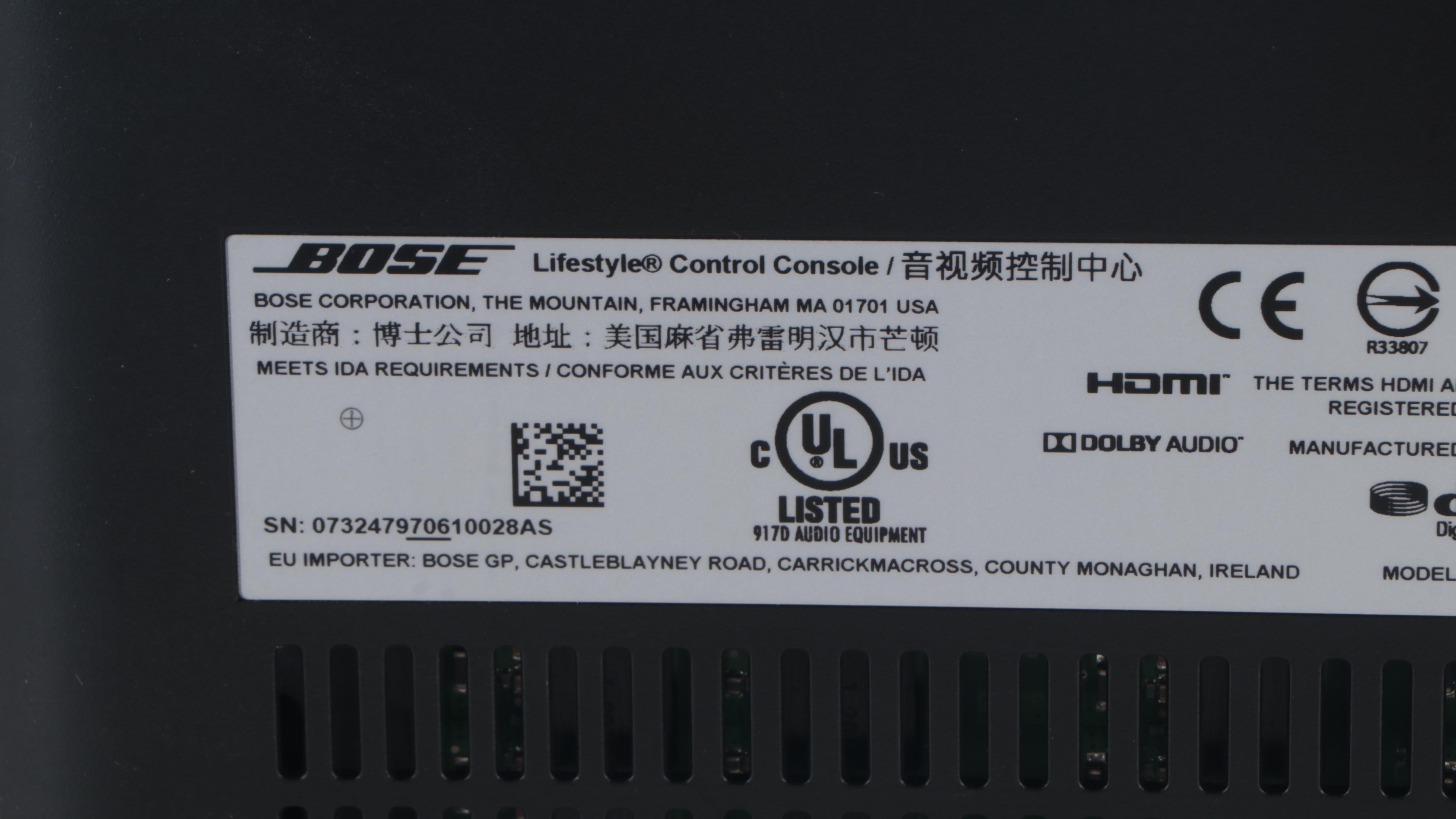 Bose Lifestyle 600  Speaker System with More Bose Speaker Equipment