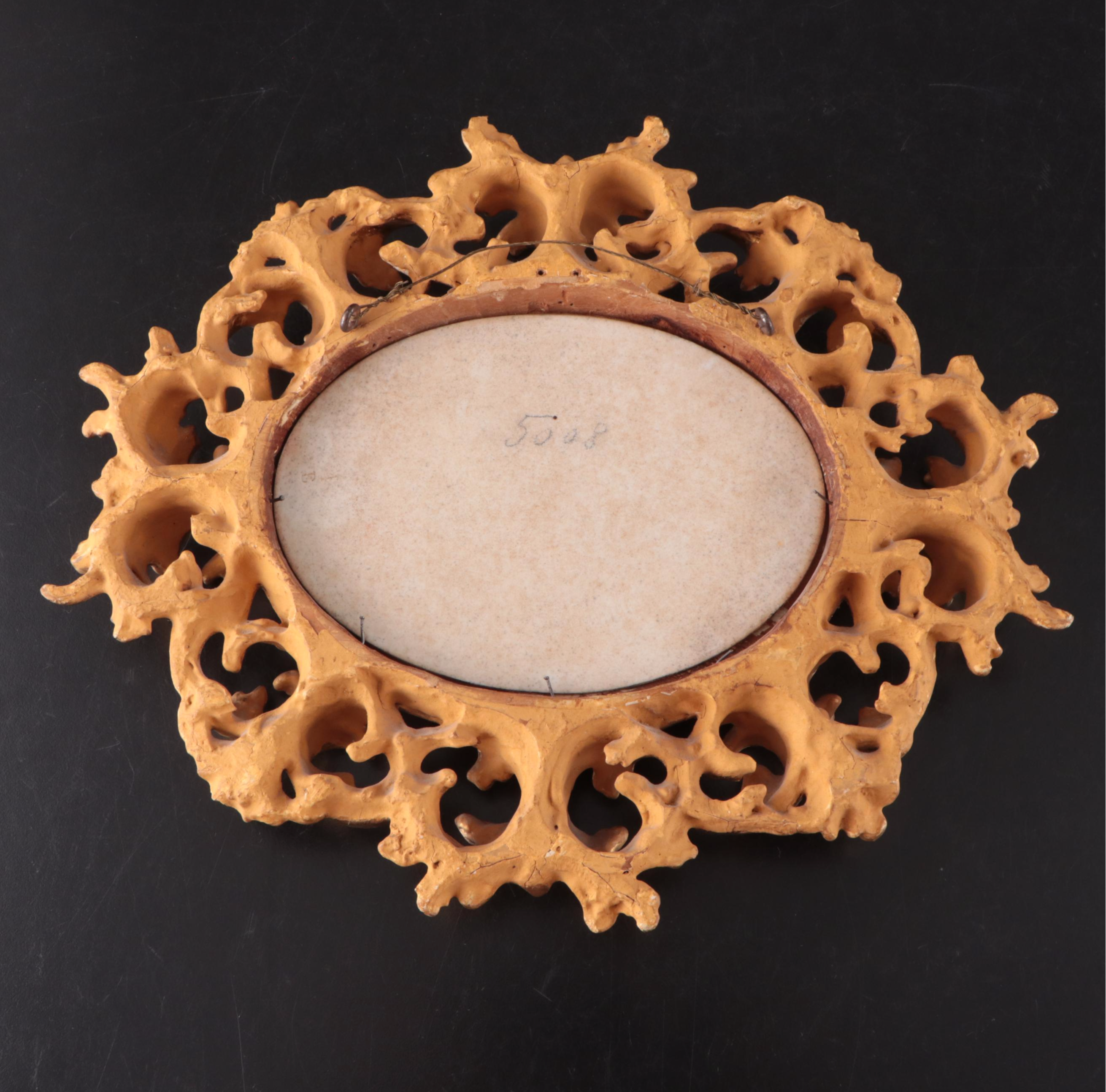 German Porcelain Cherubs from the "Sistine Madonna" after Raphael Plaque