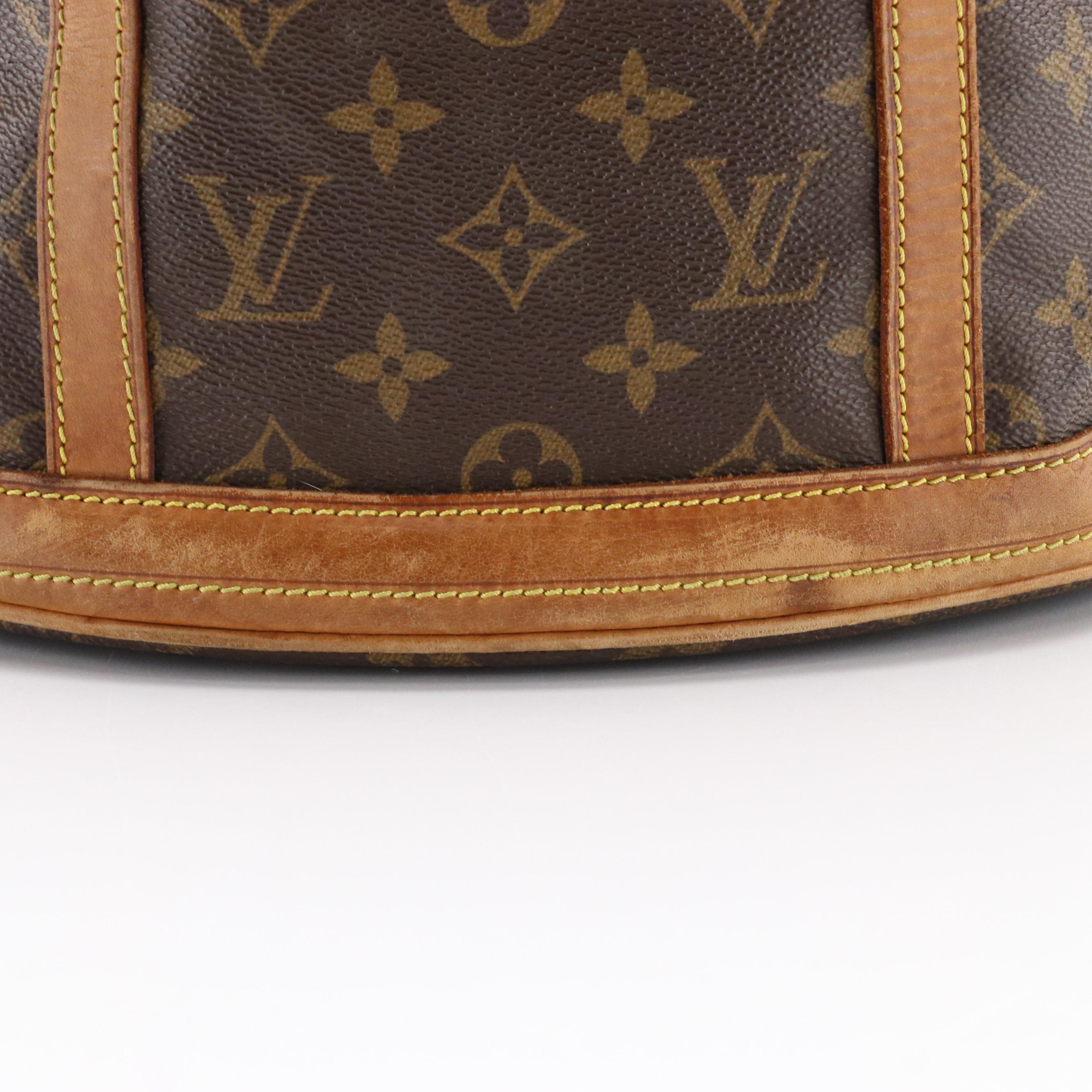 Louis Vuitton Marais GM Bucket Bag in Monogram Canvas and Vachetta Leather Trim