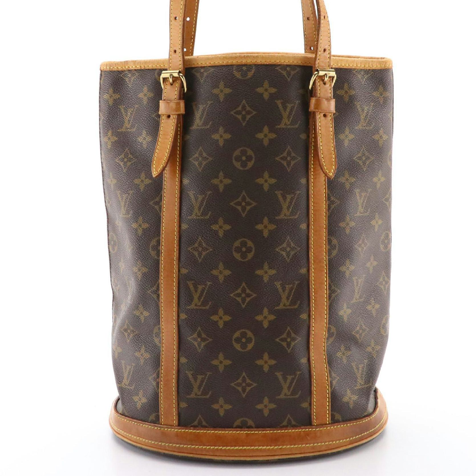 Louis Vuitton Marais GM Bucket Bag in Monogram Canvas and Vachetta Leather Trim