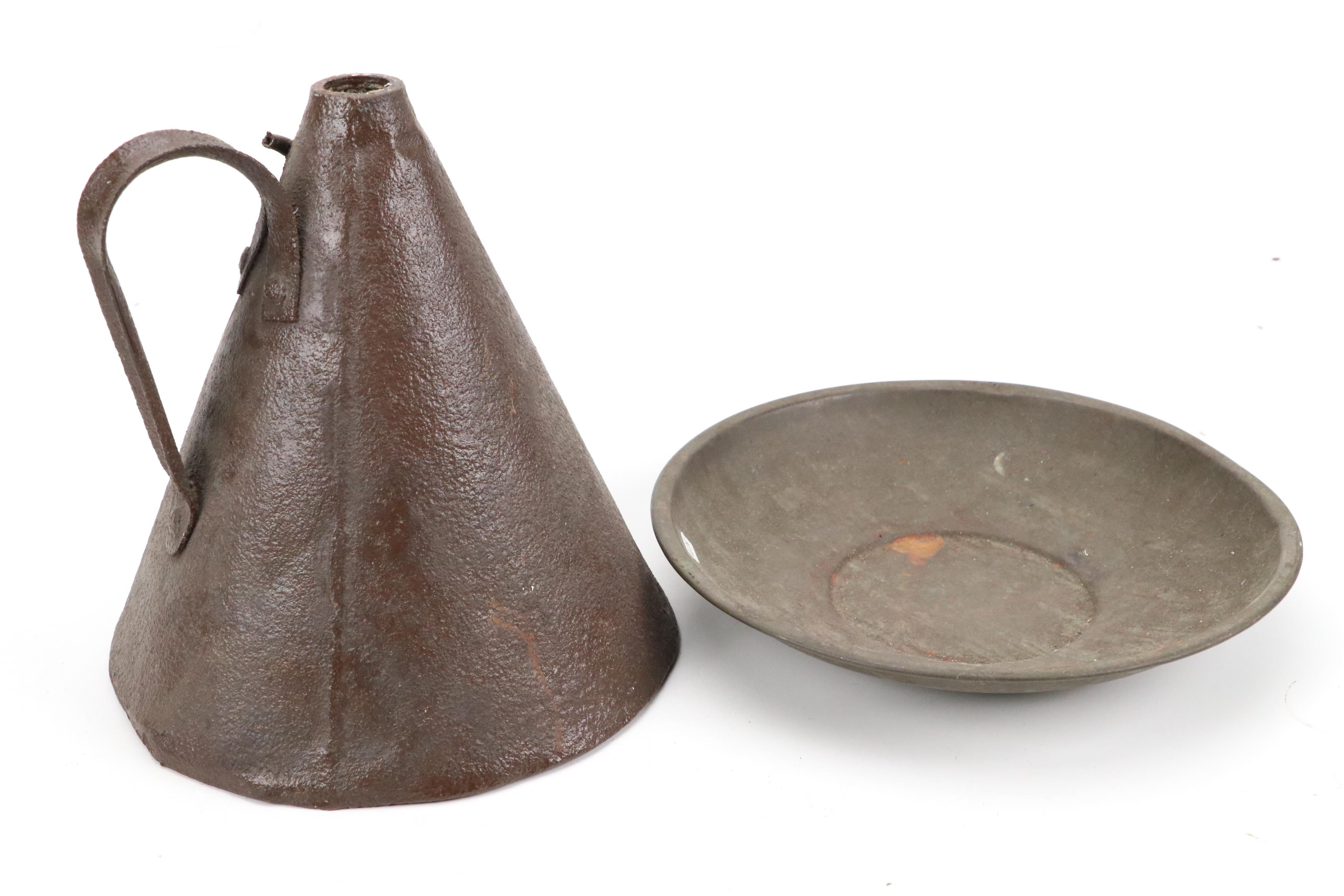 Cast Iron Cobbler Shoe Forms, Grain Scoop, Funnel, Horse Hames and More
