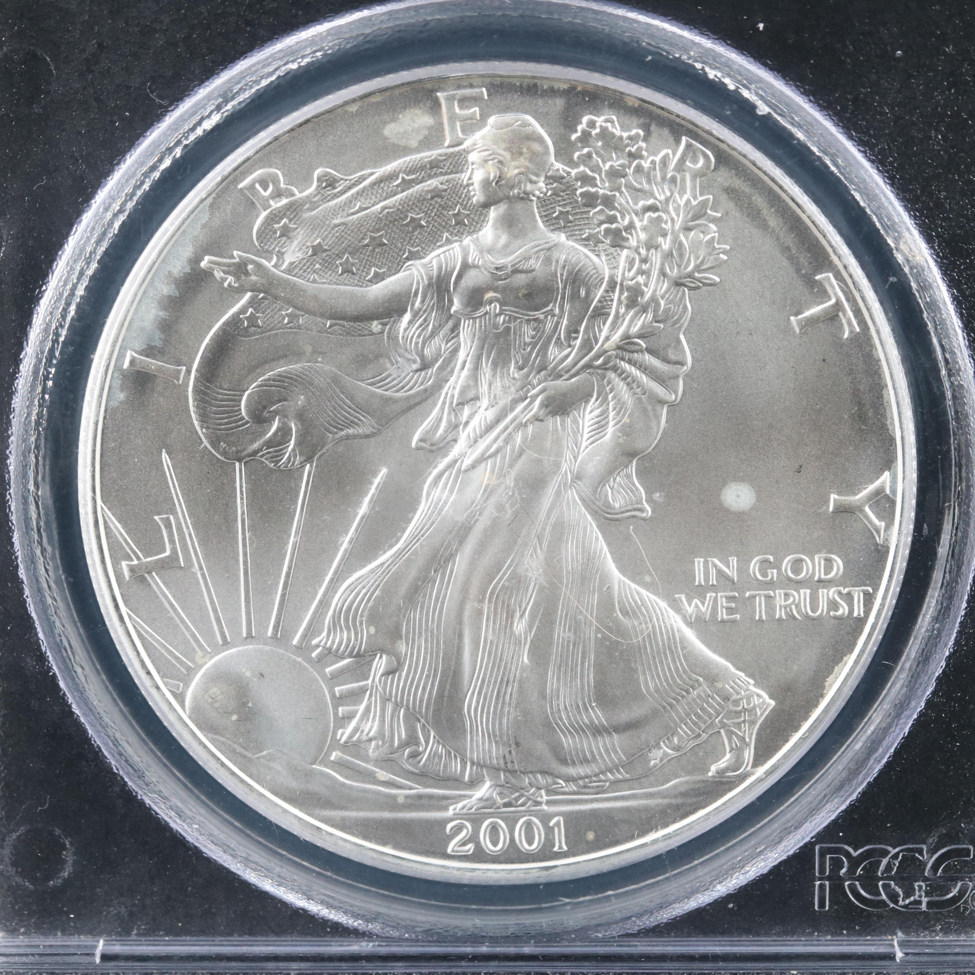 2001 WTC Ground Zero Recovery $1 U.S. Silver Eagle