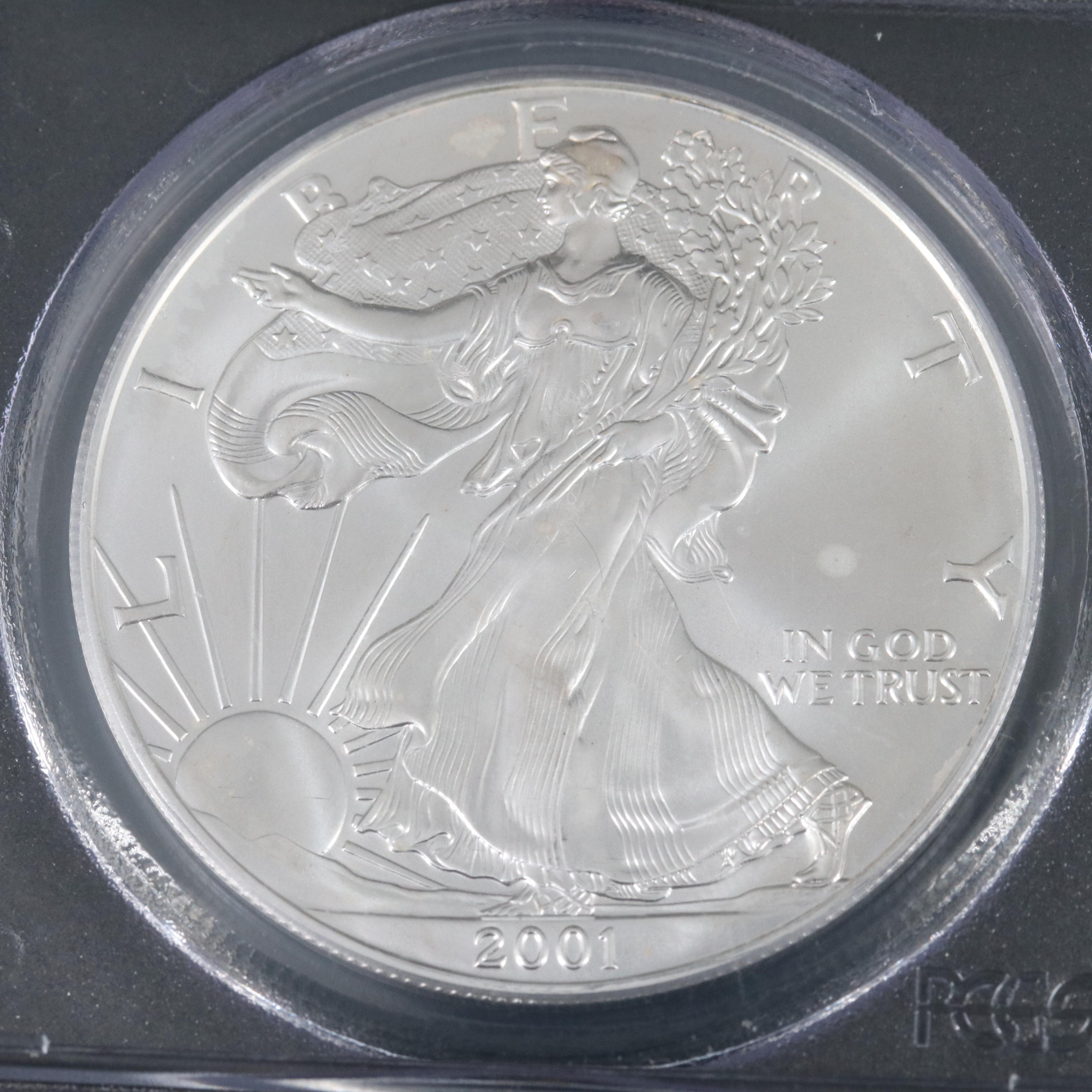 2001 WTC Ground Zero Recovery $1 U.S. Silver Eagle