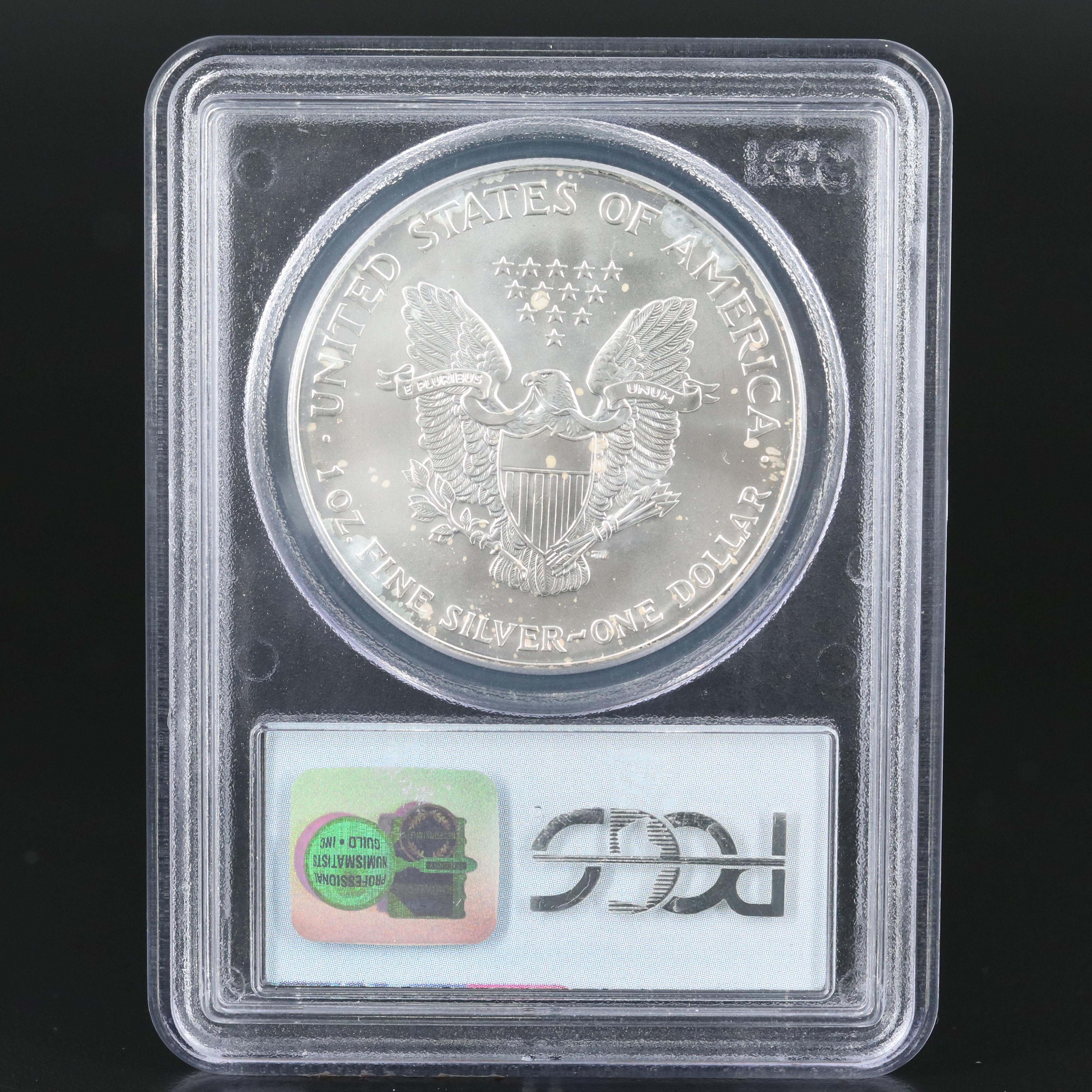 2001 WTC Ground Zero Recovery $1 U.S. Silver Eagle