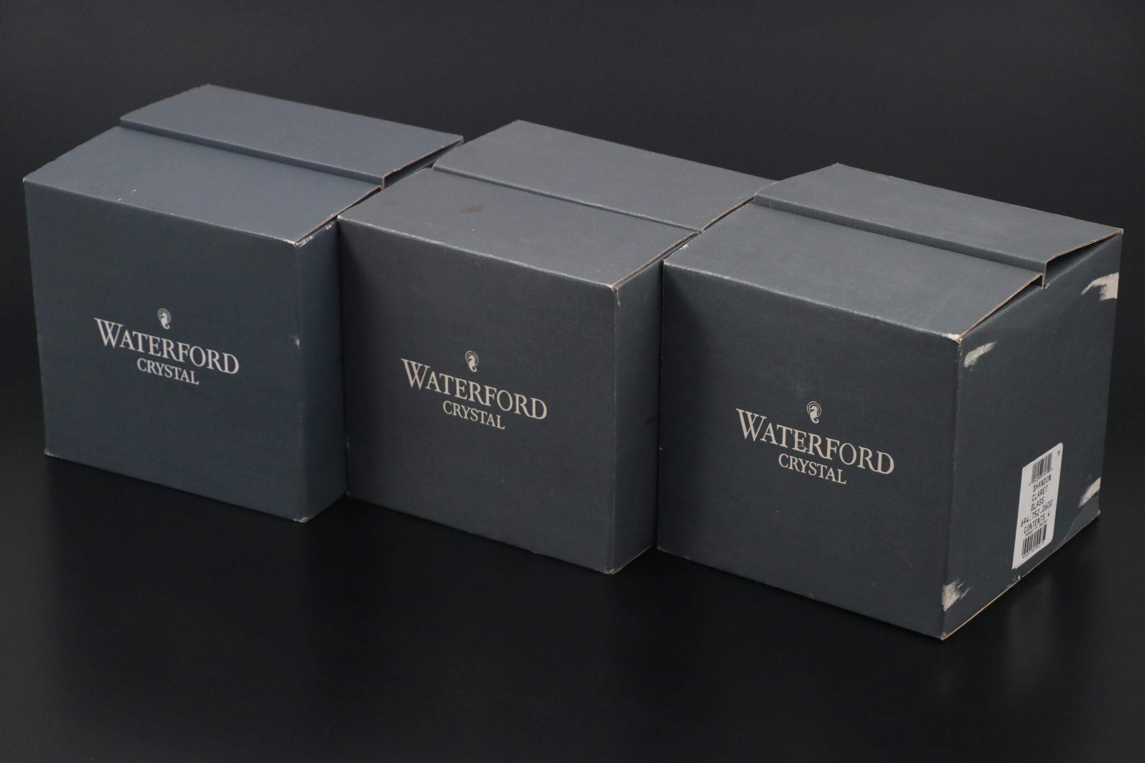 Waterford Crystal "Shandon" Claret Glasses