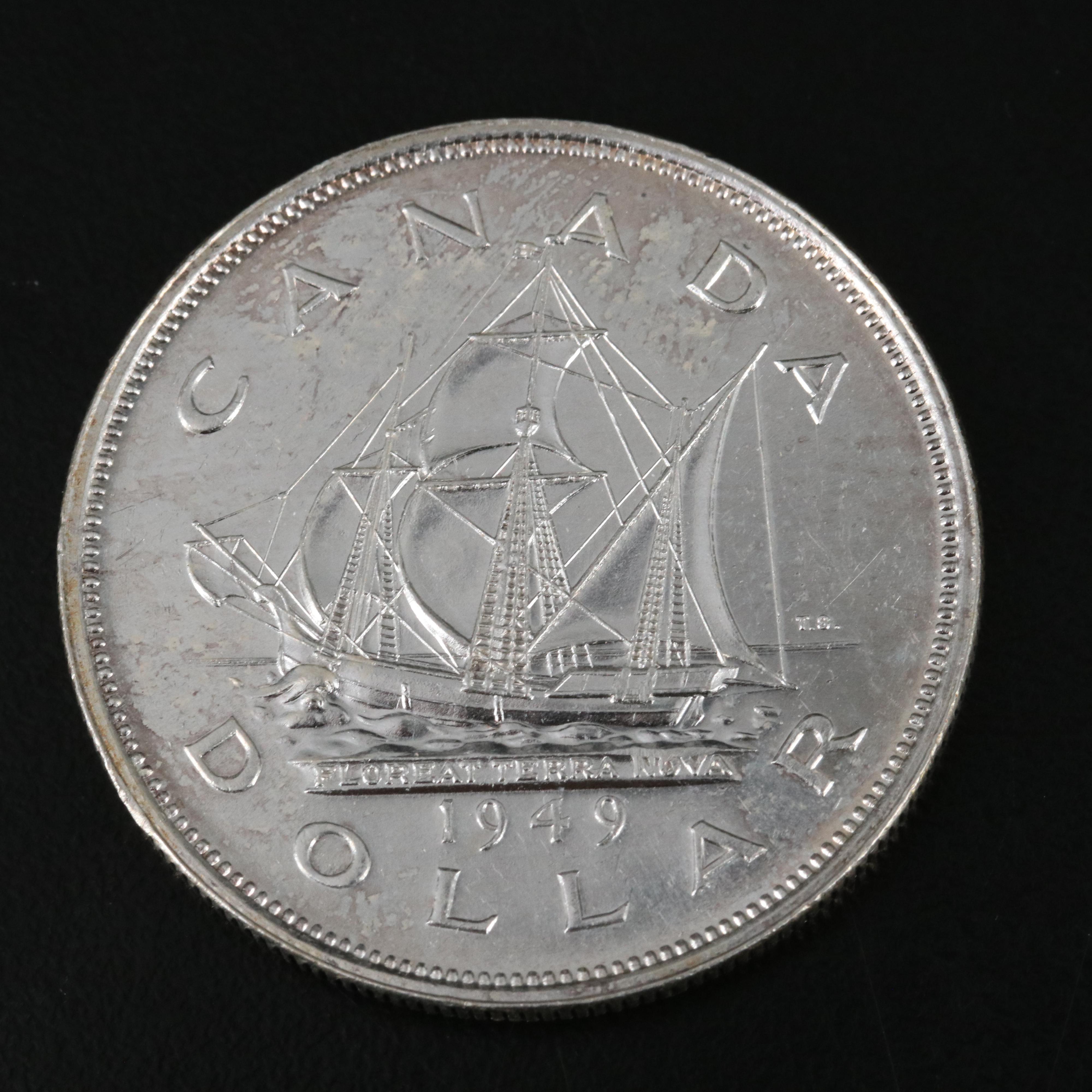 Canada 1939 and 1949 BU Dollars