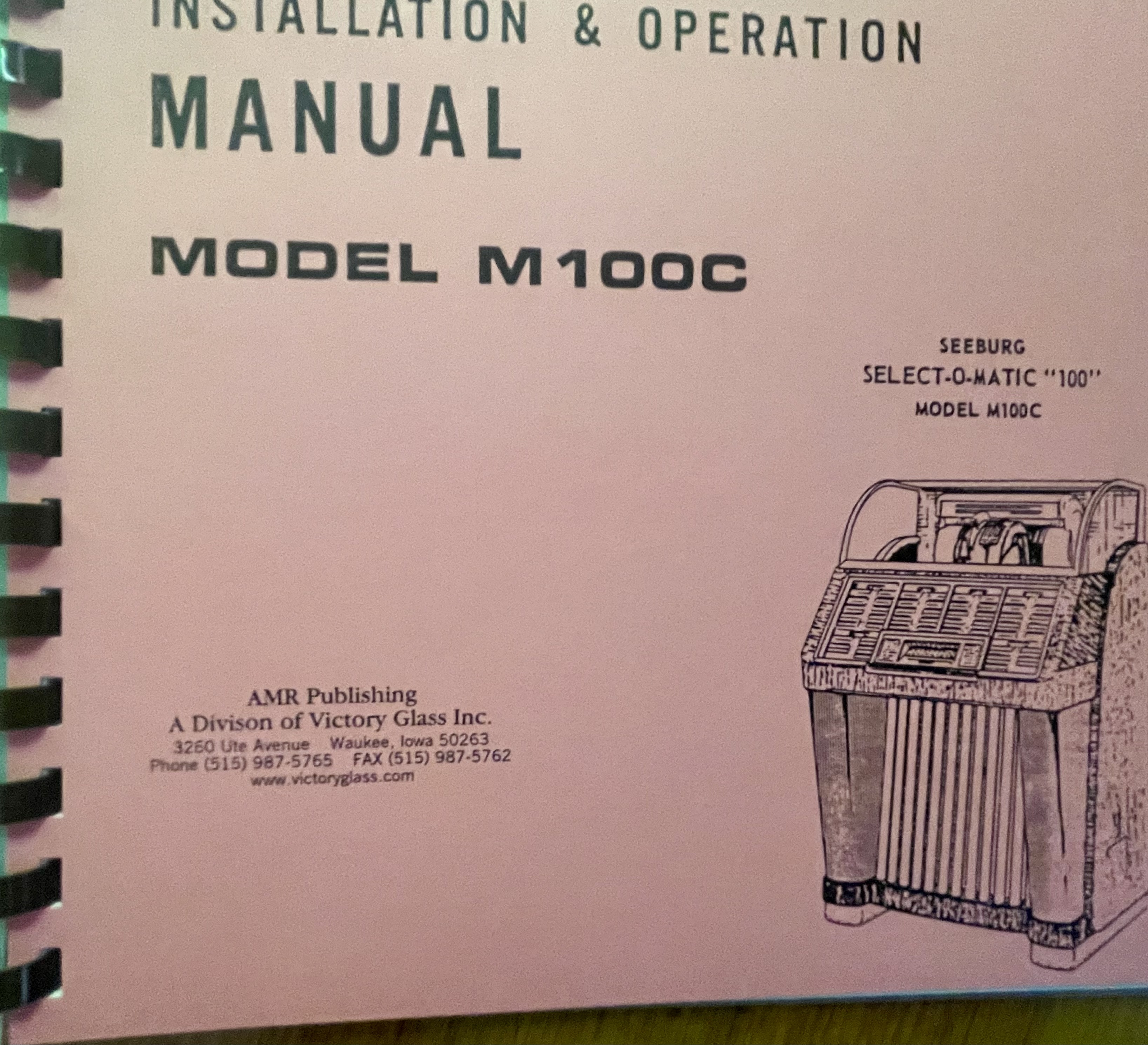 Seeburg Select-O-Matic Jukebox with 100 A-Side Oldies Songs, 1952