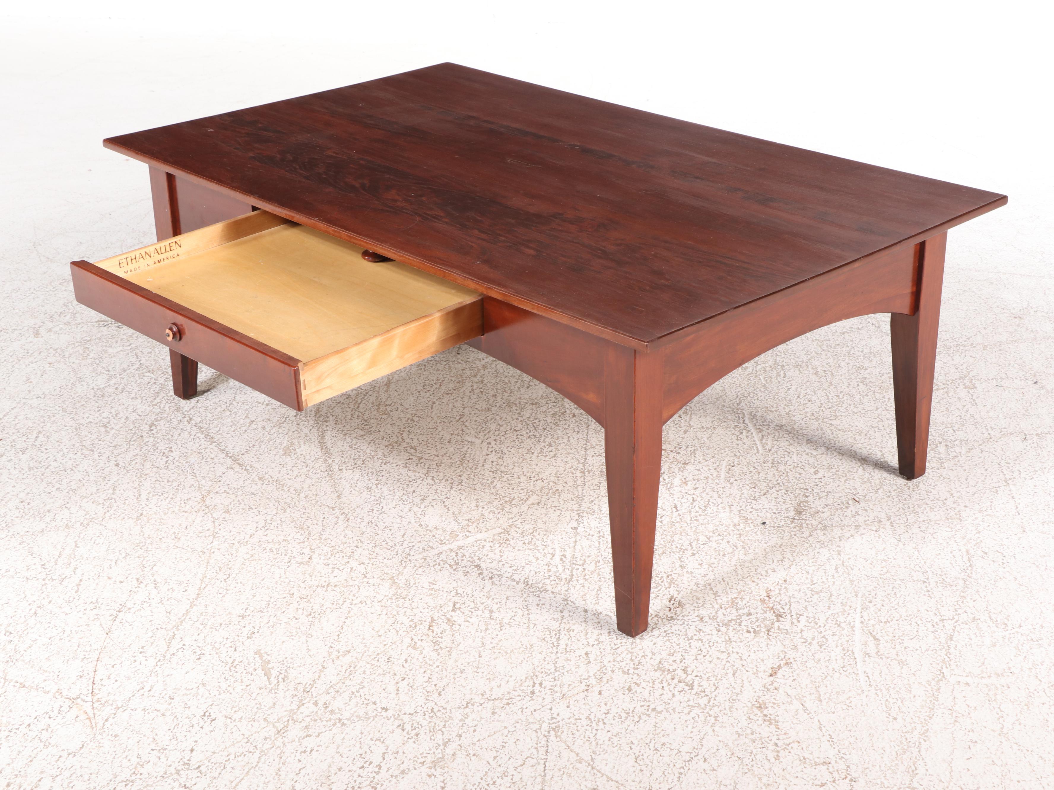 Ethan Allen American Impressions Cherry Coffee Table