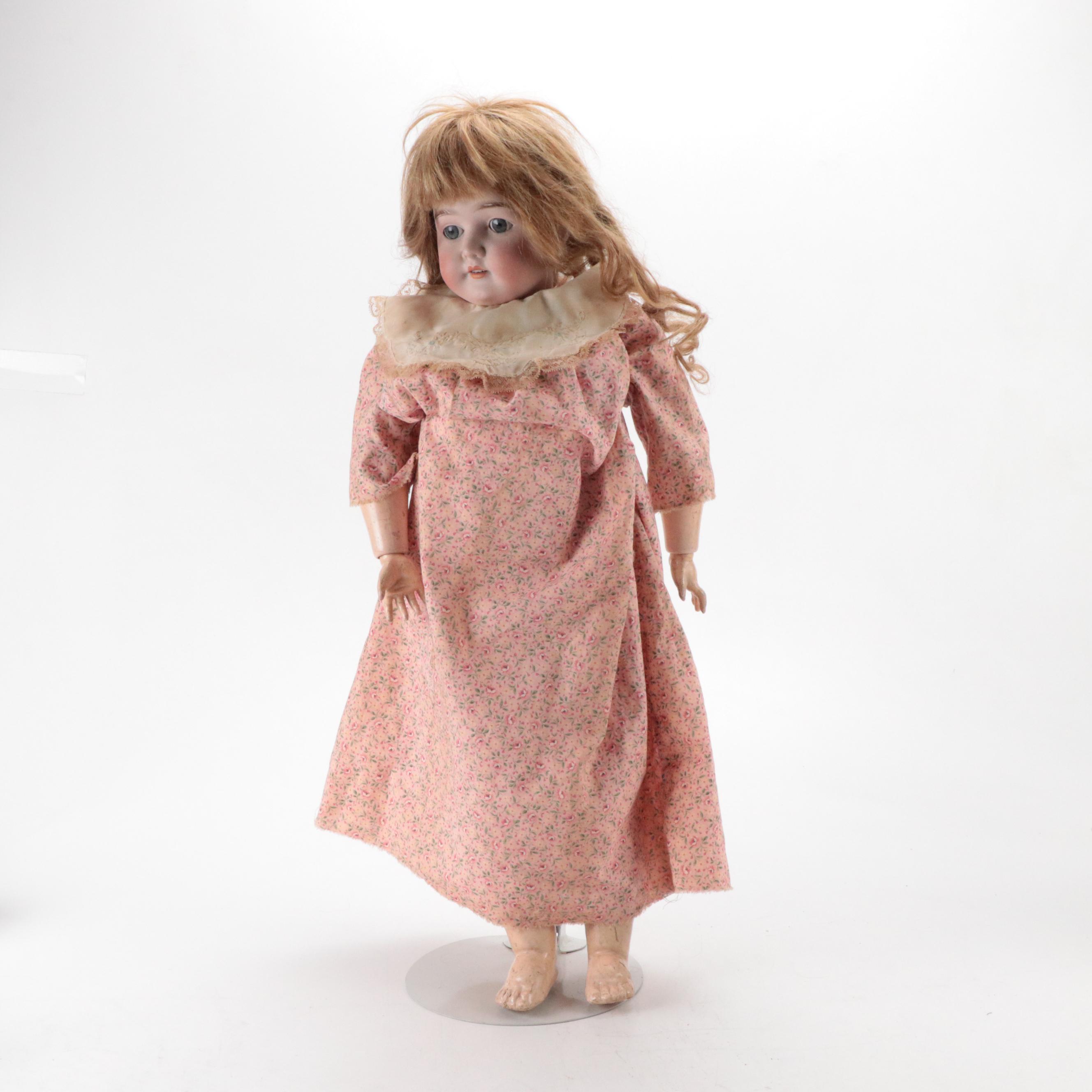 Armand Marseille "Queen Louise" Child Doll with Morimura Bros. Character Baby