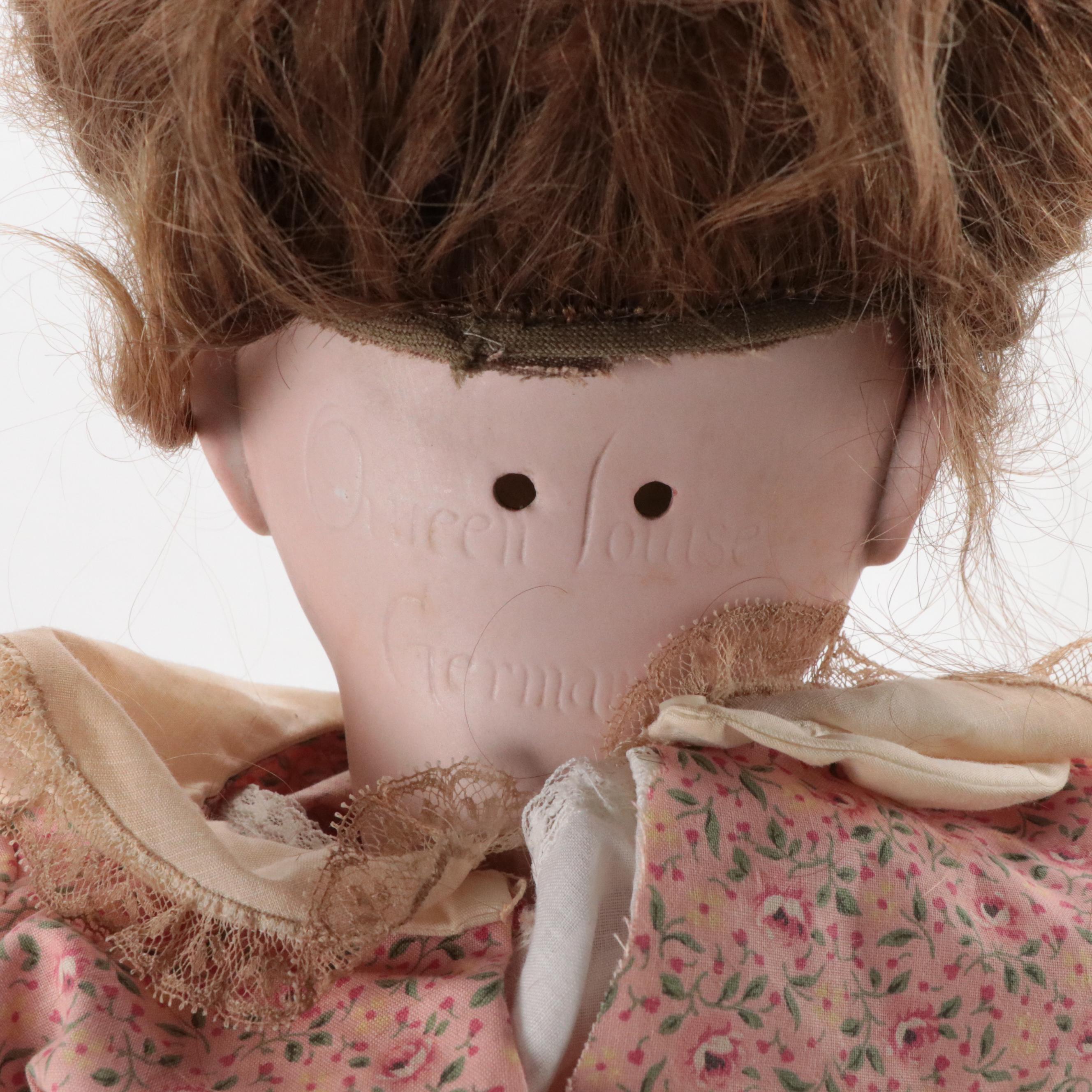 Armand Marseille "Queen Louise" Child Doll with Morimura Bros. Character Baby