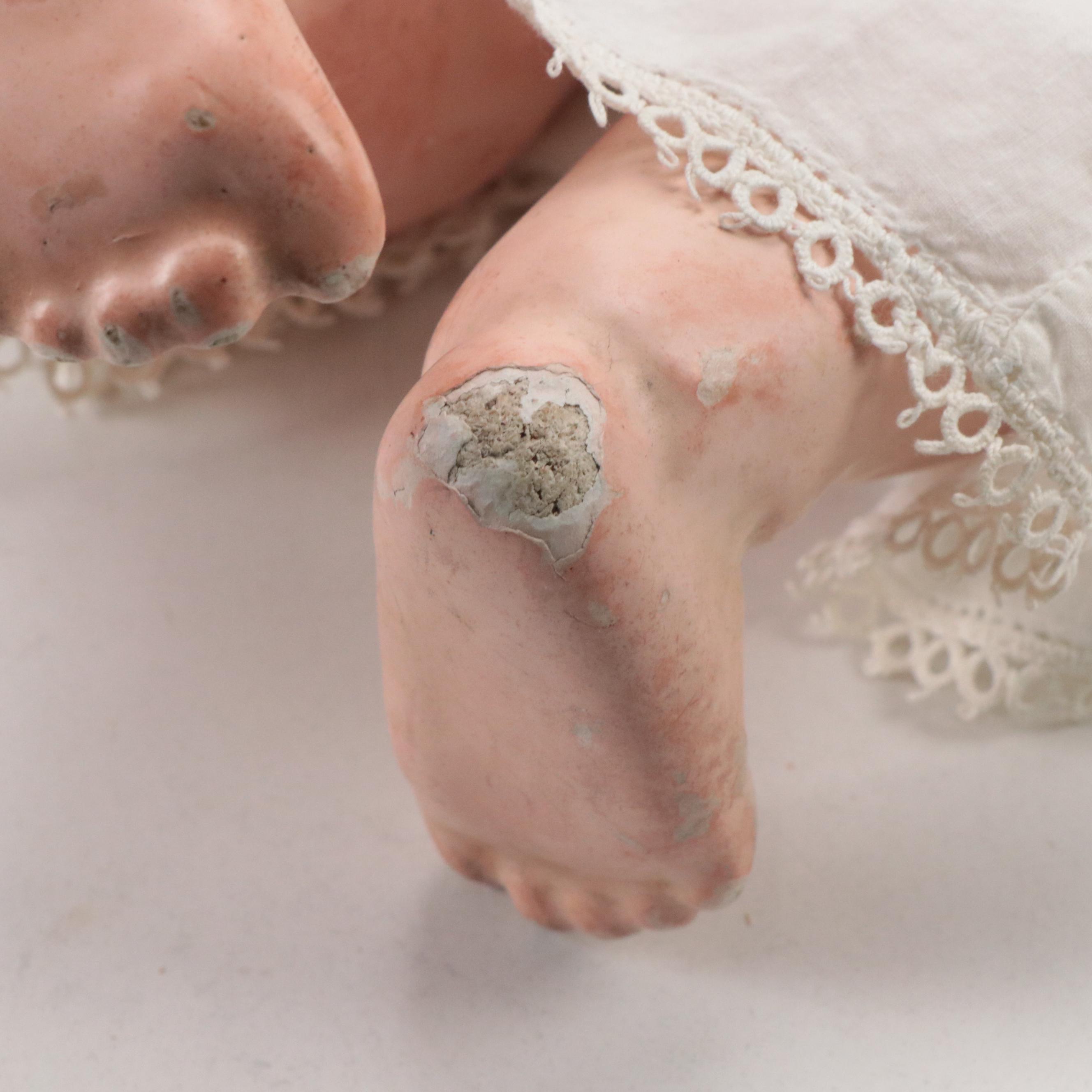 Armand Marseille "Queen Louise" Child Doll with Morimura Bros. Character Baby