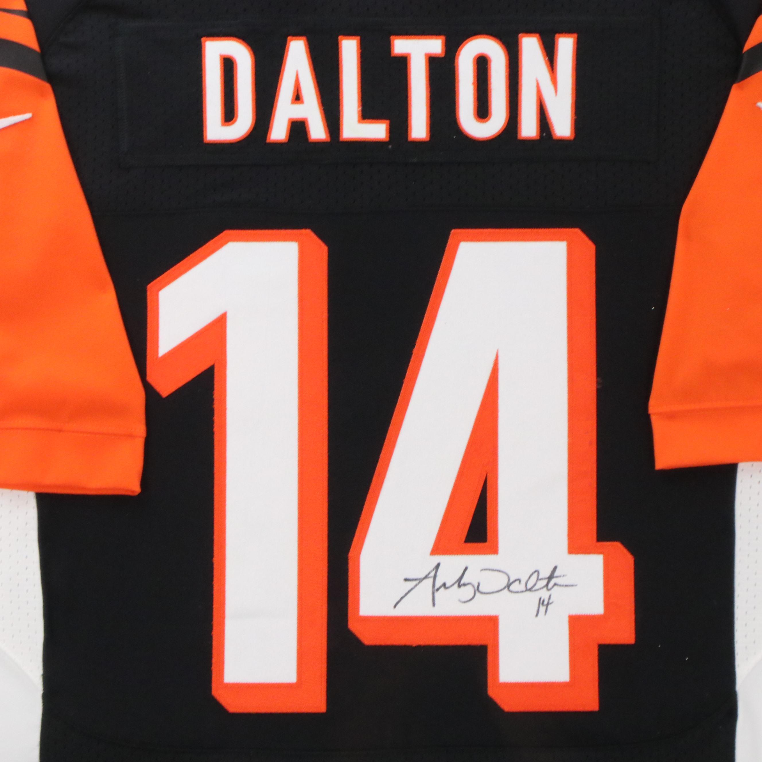 Andy Dalton Signed Cincinnati Bengals Nike Jersey in Matted Display