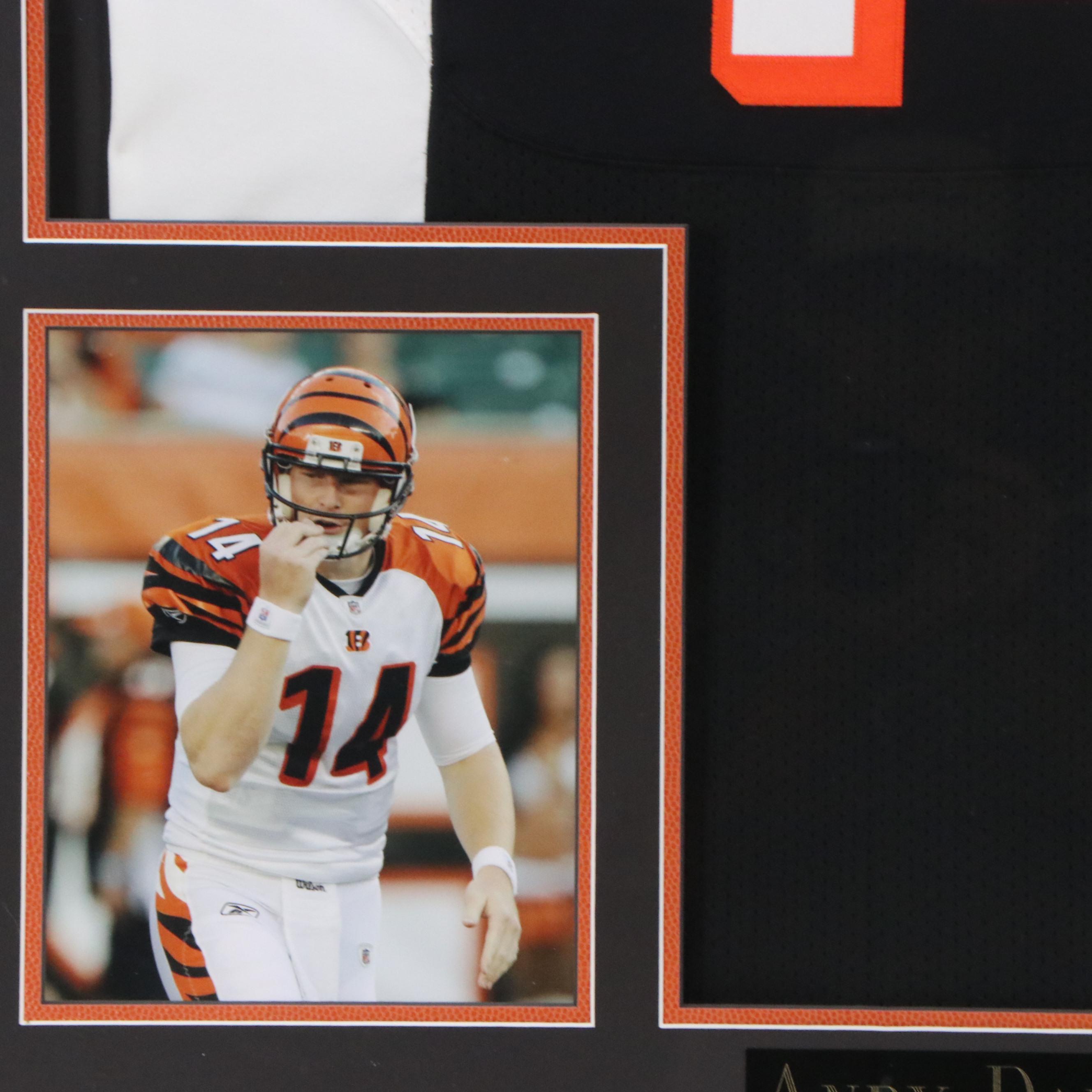 Andy Dalton Signed Cincinnati Bengals Nike Jersey in Matted Display