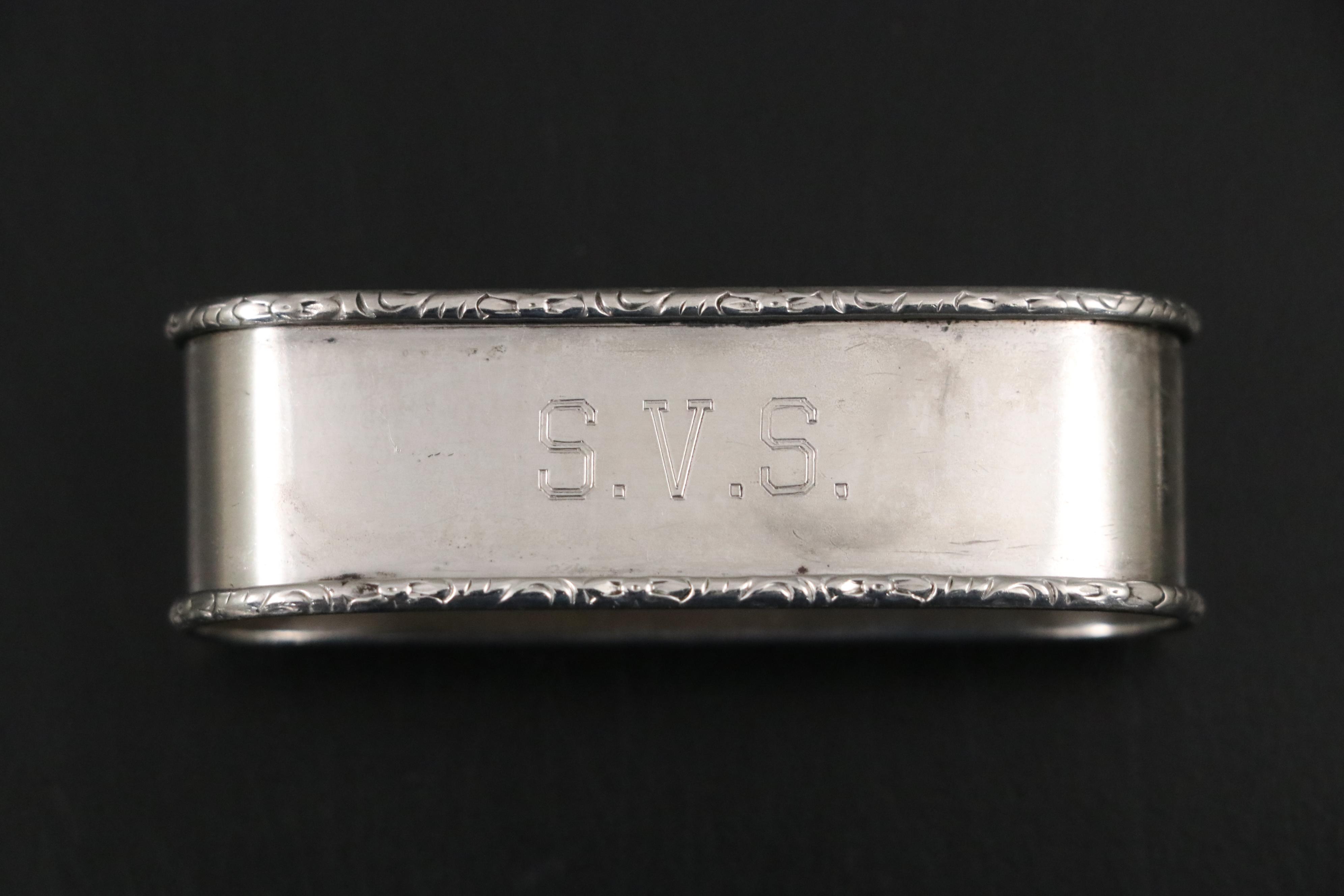 Wallace Sterling Hand Mirror with More Sterling Vanity Décor