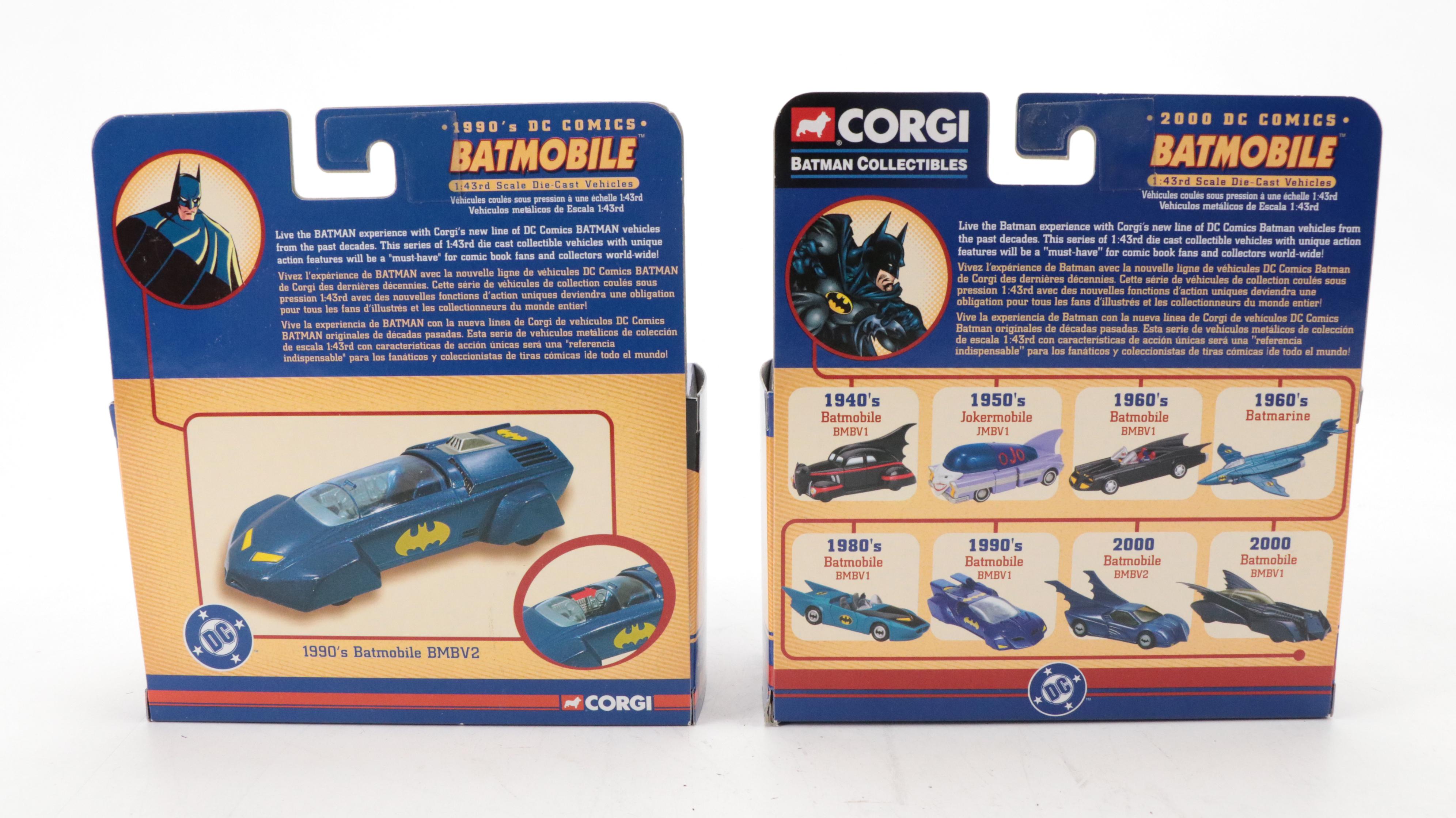 Corgi DC Comics "Batmobile" and "Two-Face" Toy Cars, 2004–2005