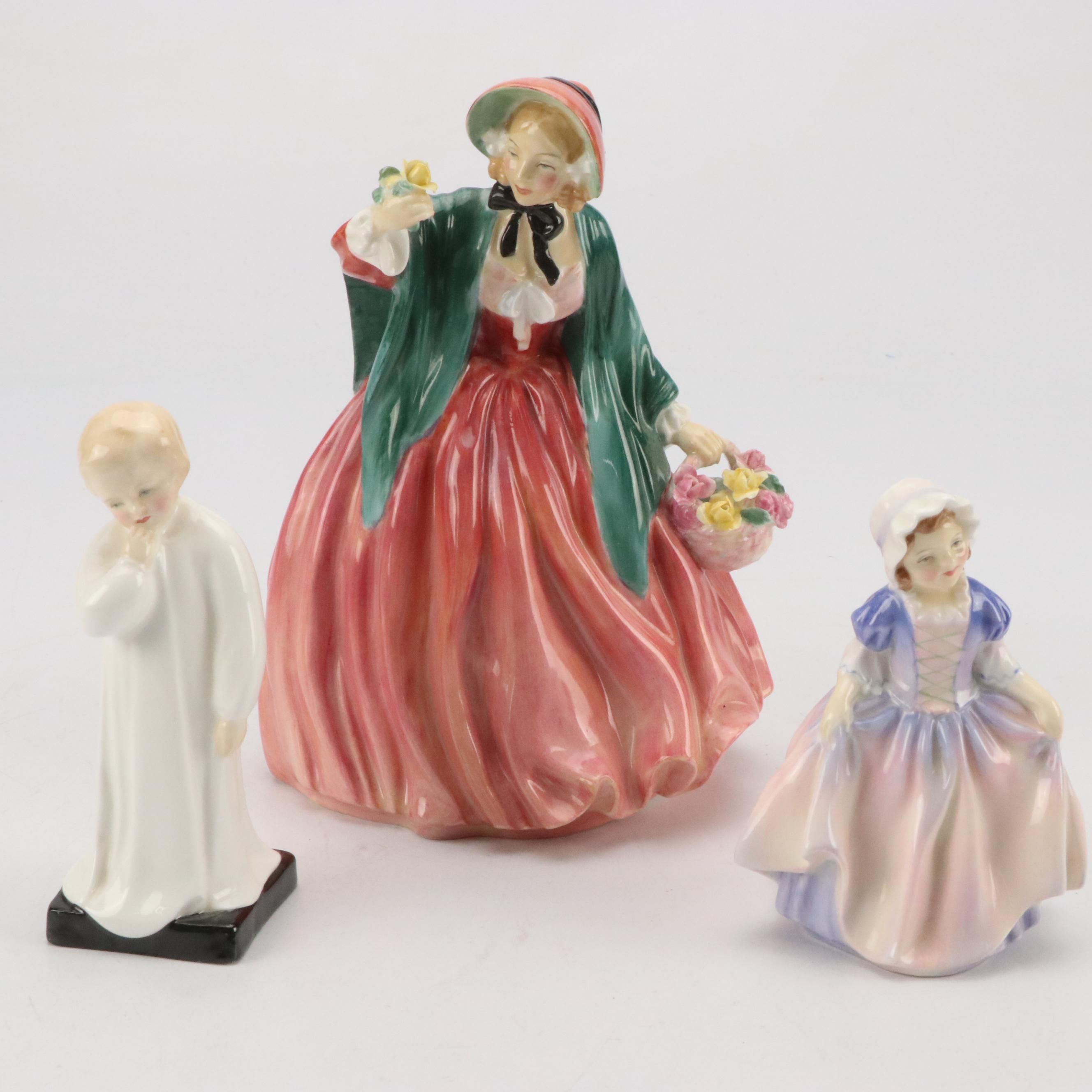 Royal Doulton "Lady Charmian" and More Bone China Figurines
