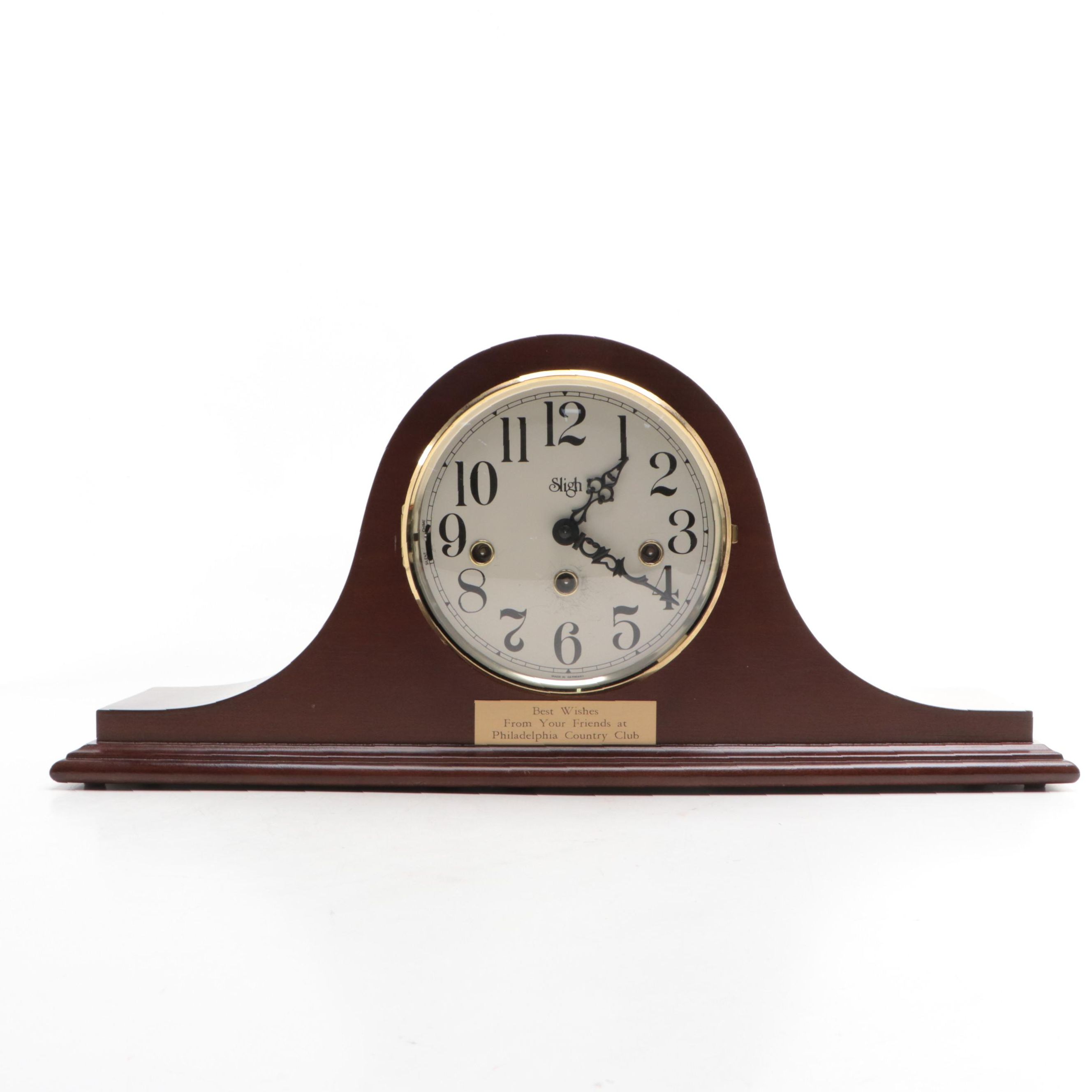 Sligh Wooden Mantel Clock, Late 20th Century